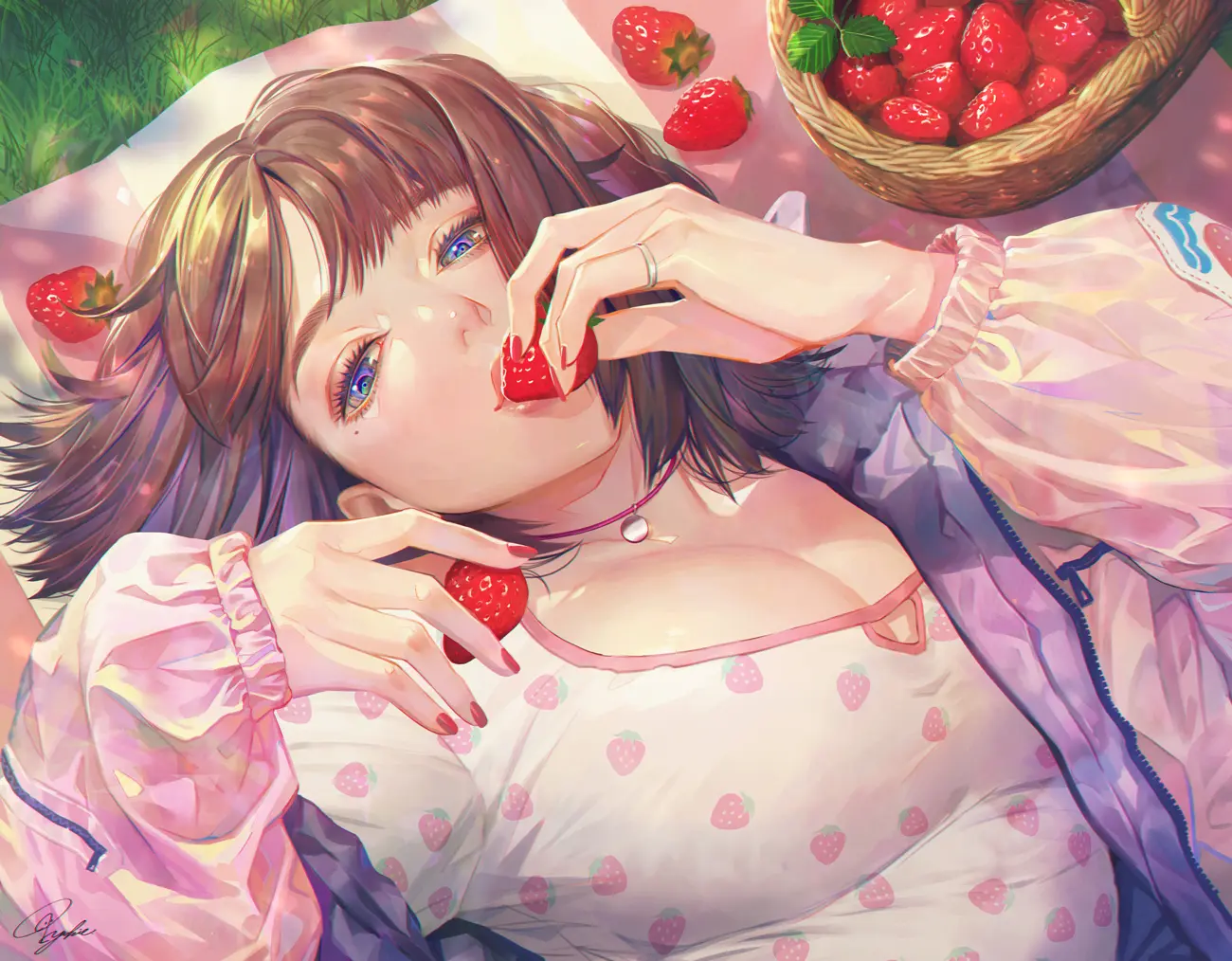 [pixiv]P站官网图集生命是一袭华美的袍，爬满了蚤子。-公众号小姨ai