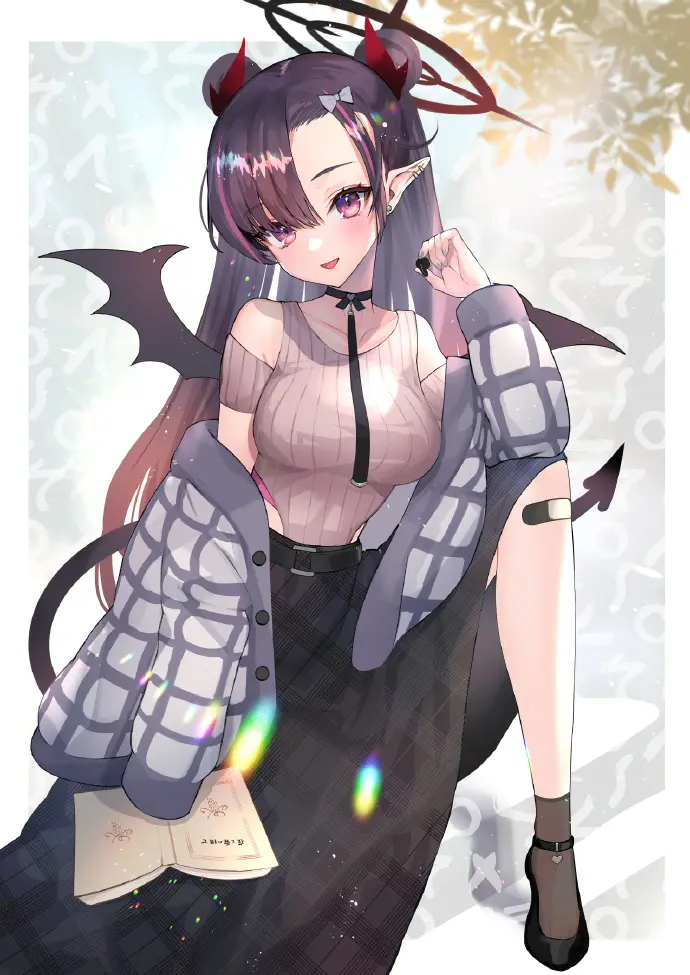 恶魔娘  hitowa22 ​​​​  P站 PIXIV P站图集-公众号小姨ai