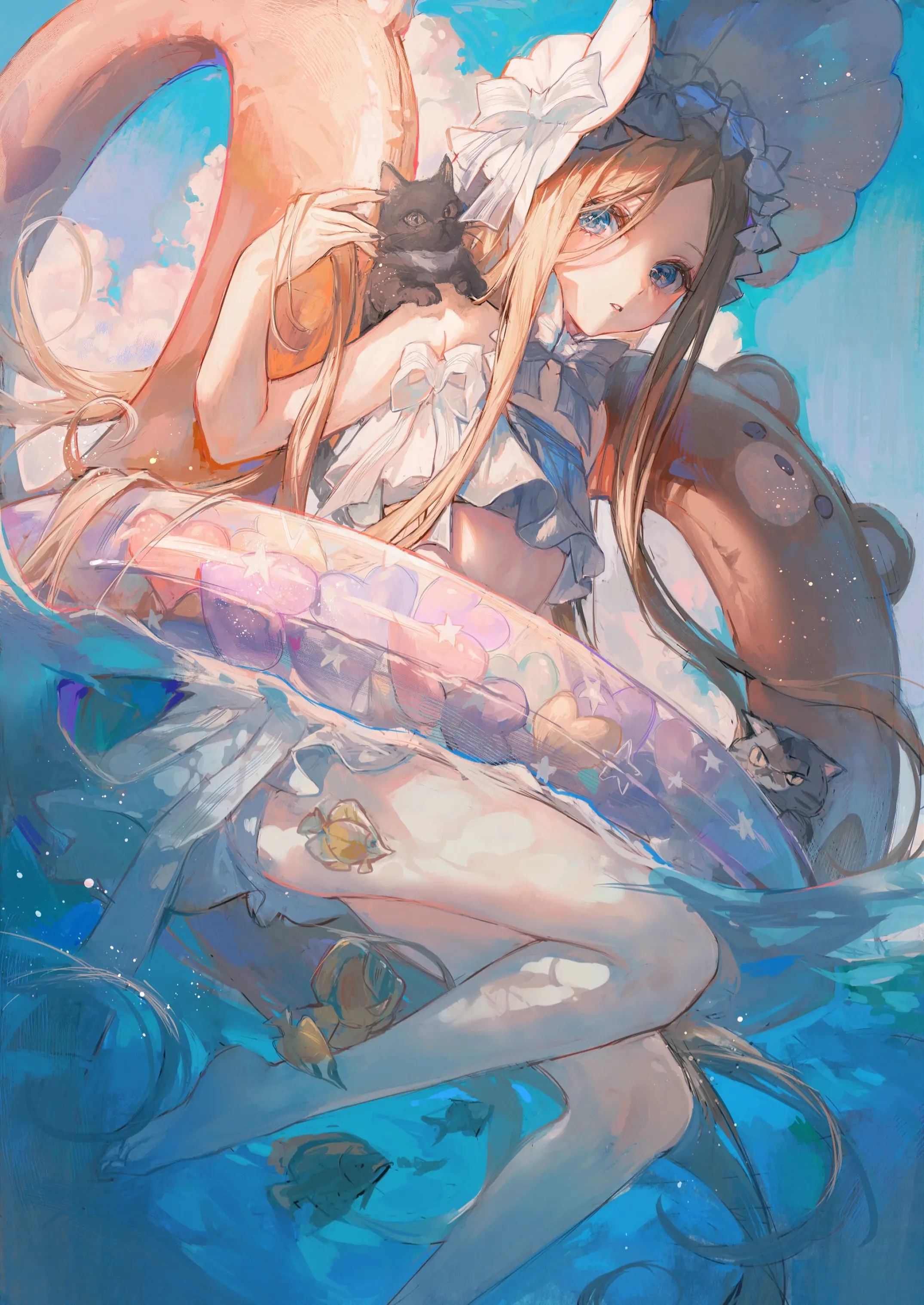 【P站画师】P站官网 PIXIV Matcha_的插画作品-公众号小姨ai