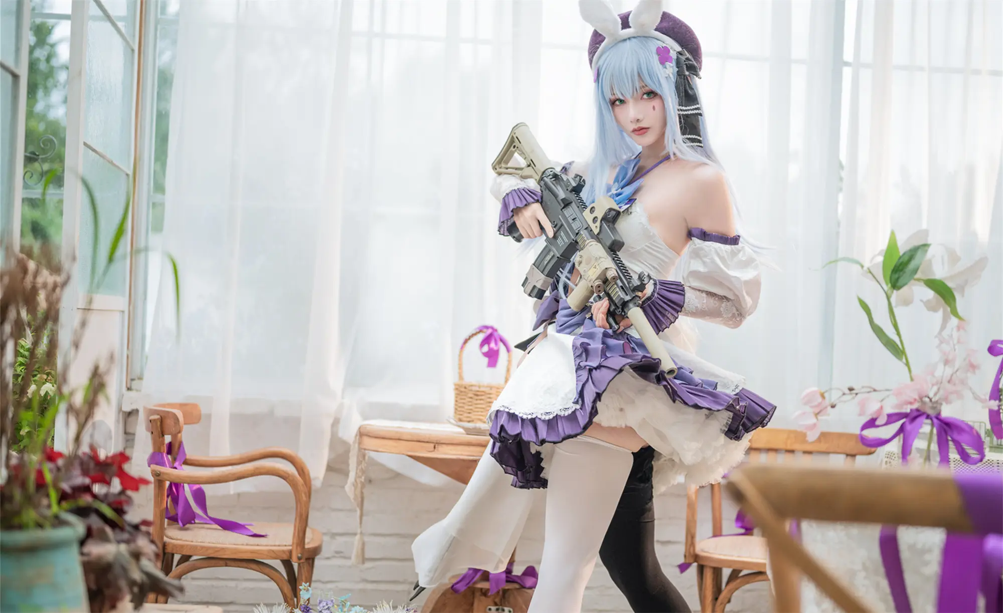 《少女前线》 千宵草味的锡纸糖cosplay-公众号小姨ai