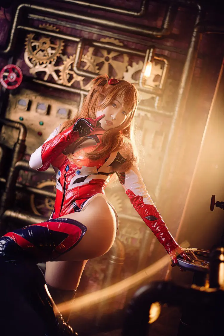EVA明日香cosplay-公众号小姨ai