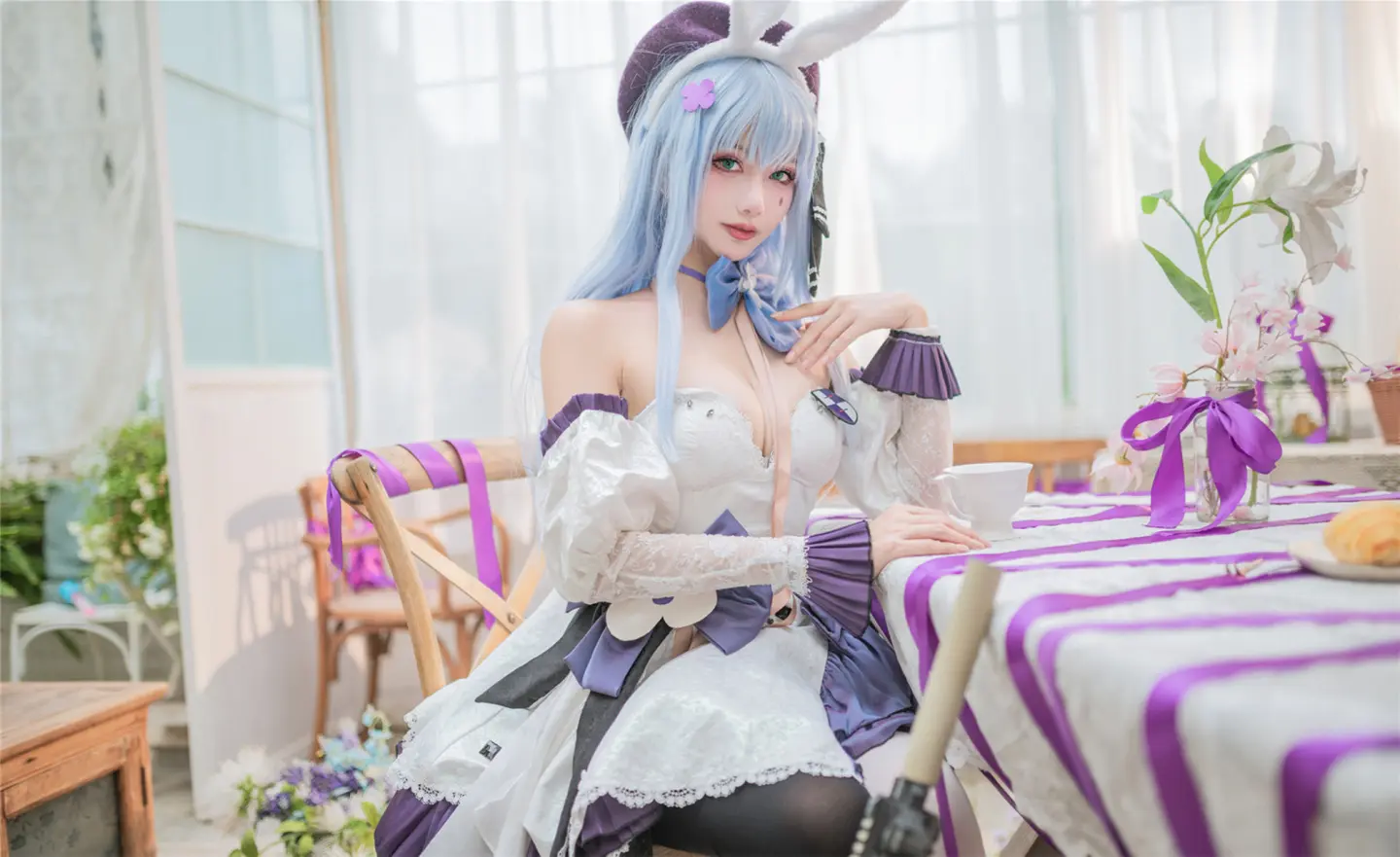 动漫Coser@如月灰《少女前线》 千宵草味的锡纸糖-公众号小姨ai