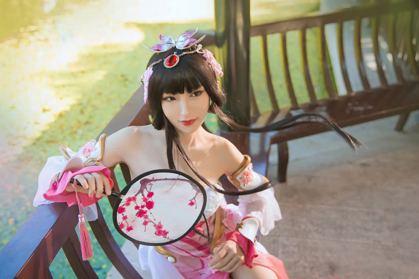 王者荣耀 甄姬游园惊梦cosplay-公众号小姨ai