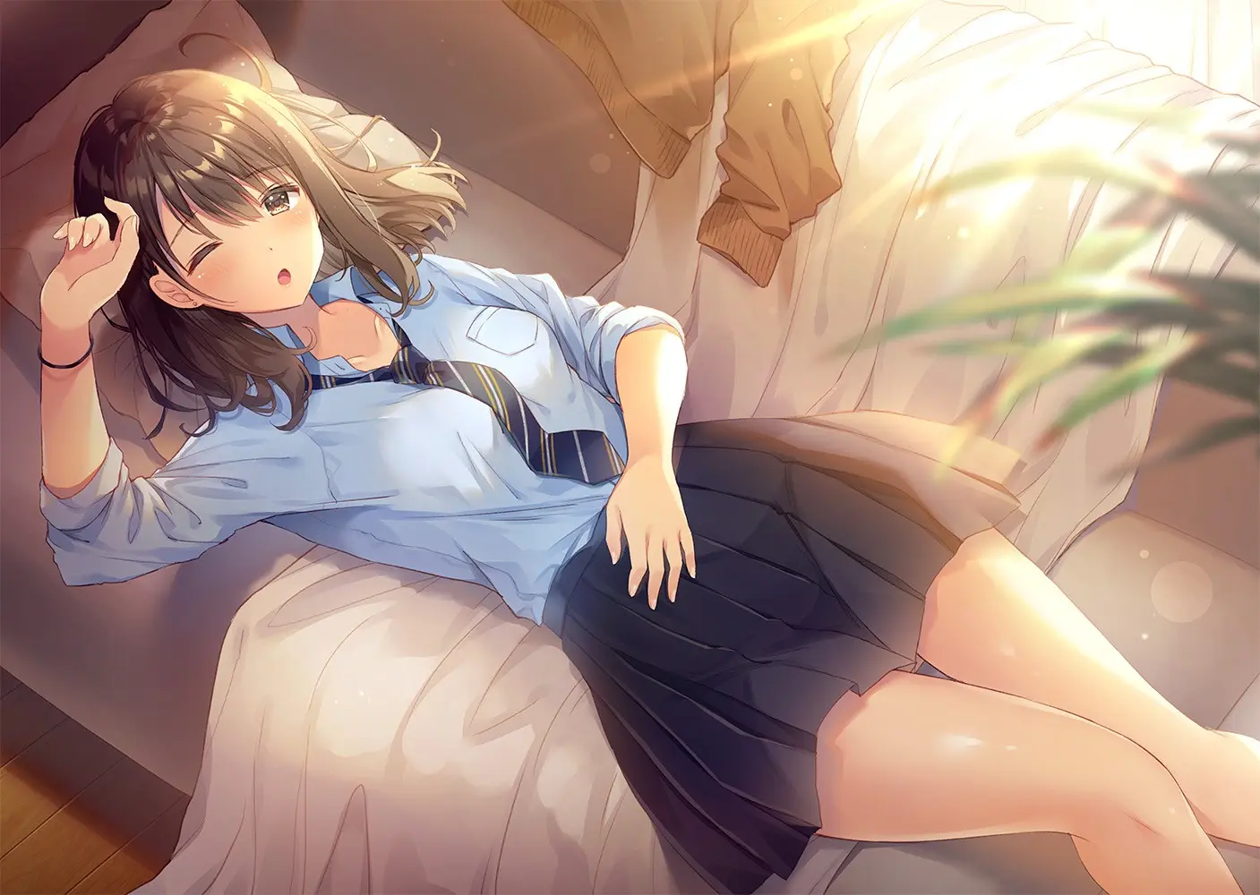 [Pixiv精选]漂亮的颈部装饰。领带少女特辑-公众号小姨ai