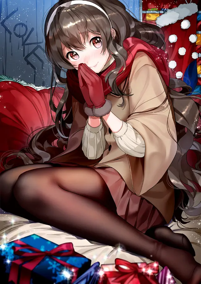 (๑•ᴗ•๑)ﾉ♥  画师：荻野アつき ​​​​-公众号小姨ai