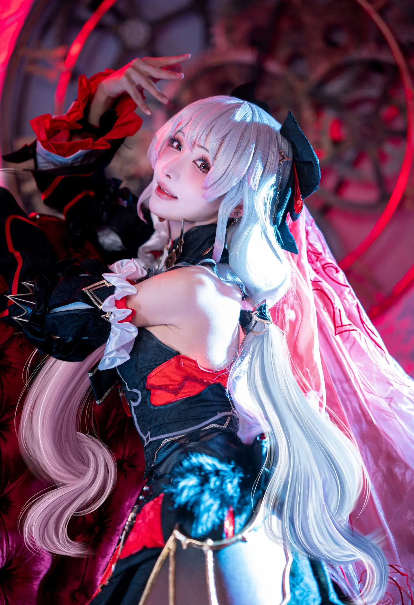 动漫Coser@九茈《崩坏三》— 月下誓约•予爱于心-公众号小姨ai