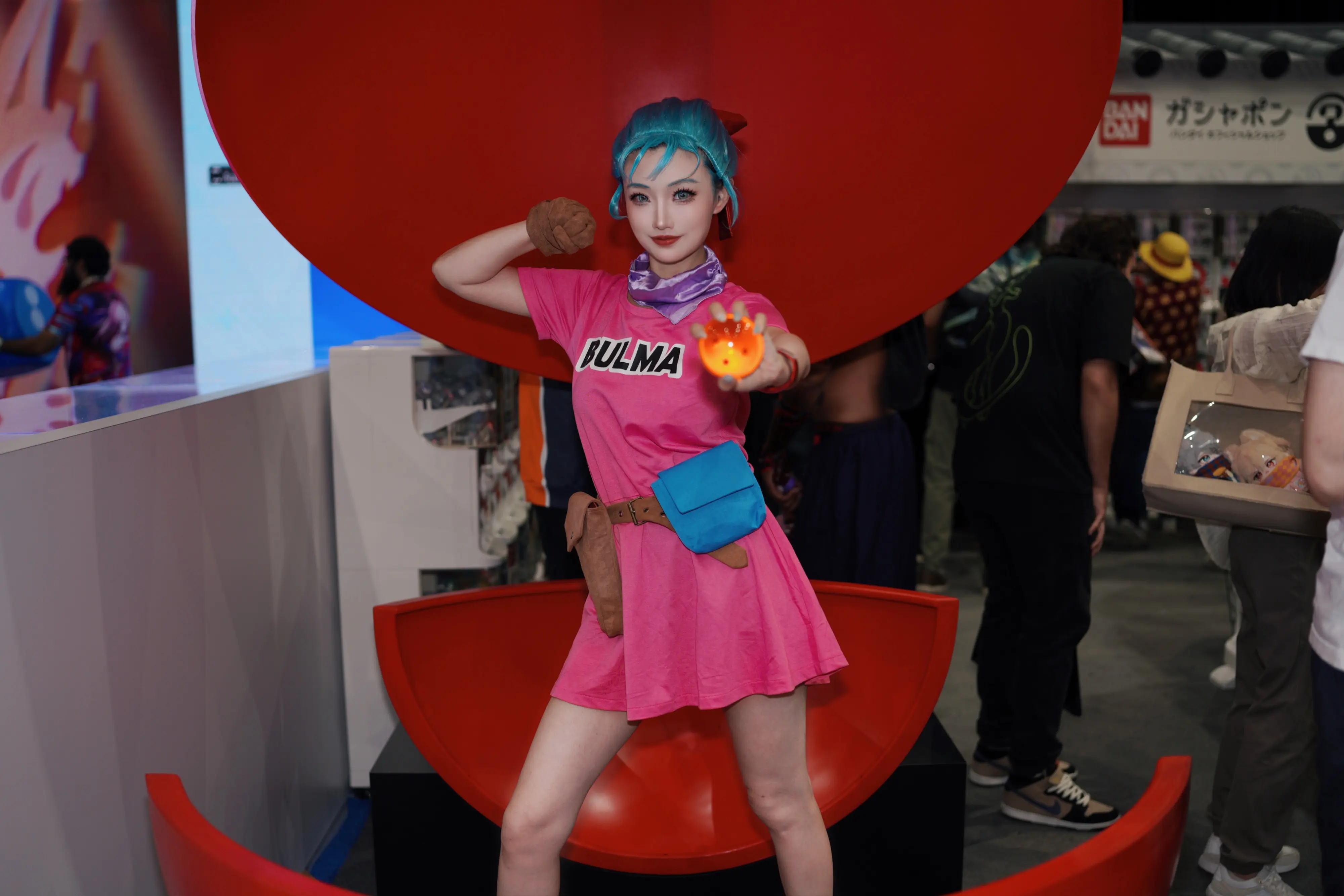 龙珠布尔玛cos anime expo2024-公众号小姨ai
