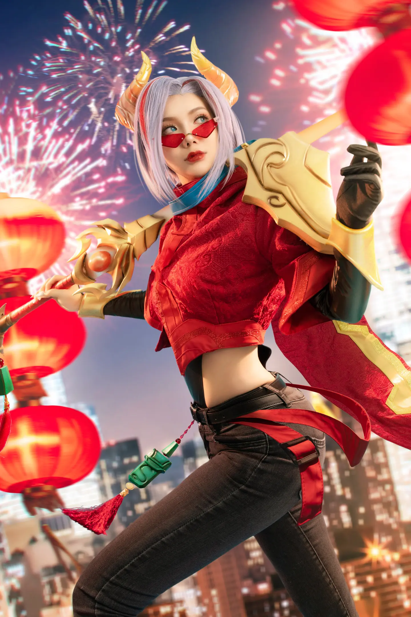 动漫Coser@kori凌凌子《英雄联盟》无双剑姬 菲奥娜-公众号小姨ai