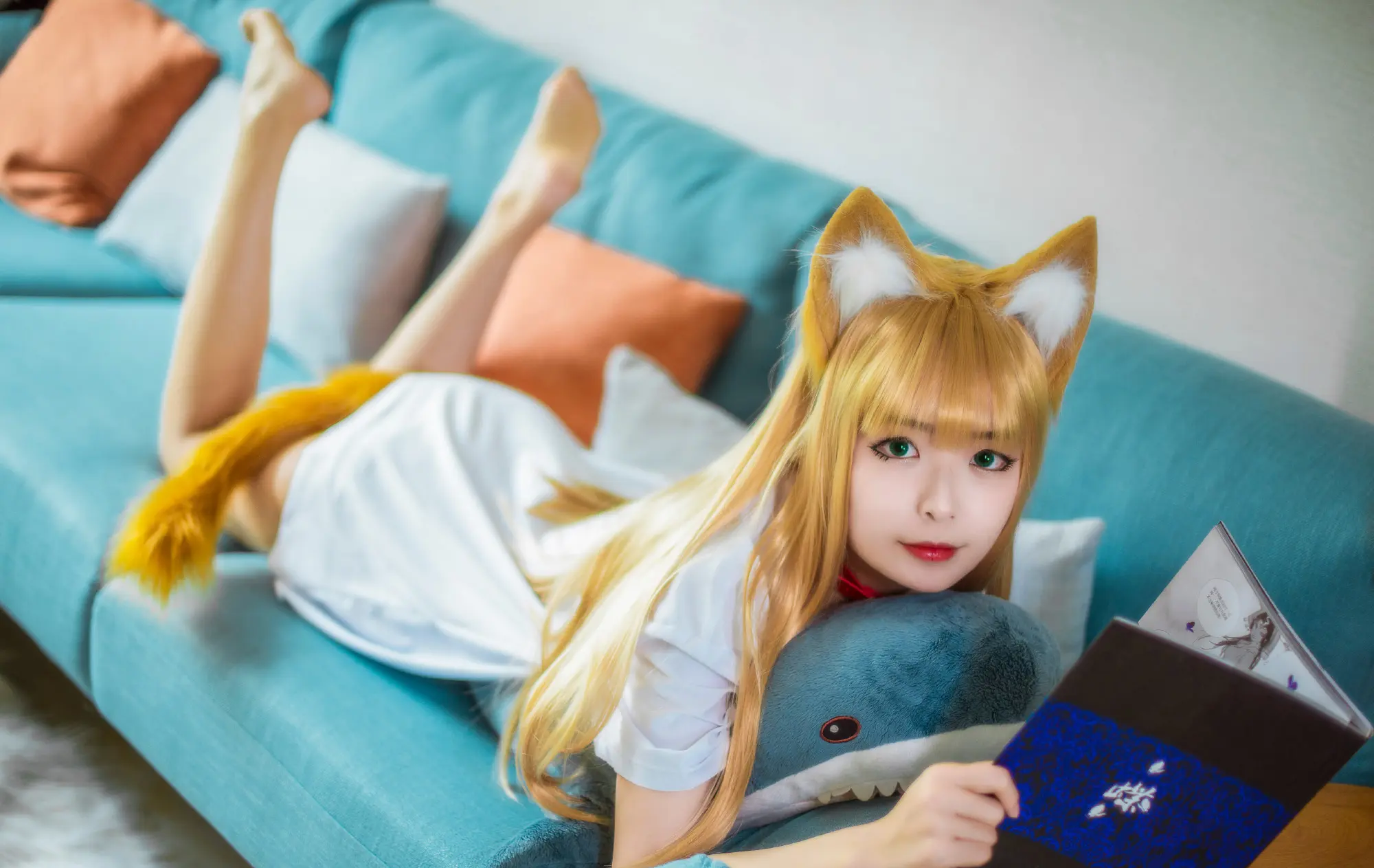黄豆粉猫娘cosplay-公众号小姨ai