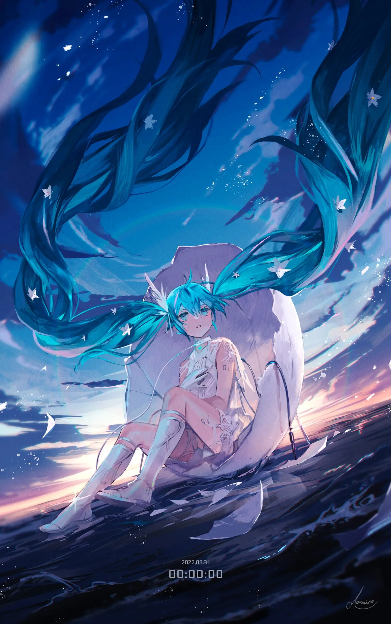 P站PIXIV 831日推热搜美图（初音未来15周年、初音未来诞生祭2022）-公众号小姨ai