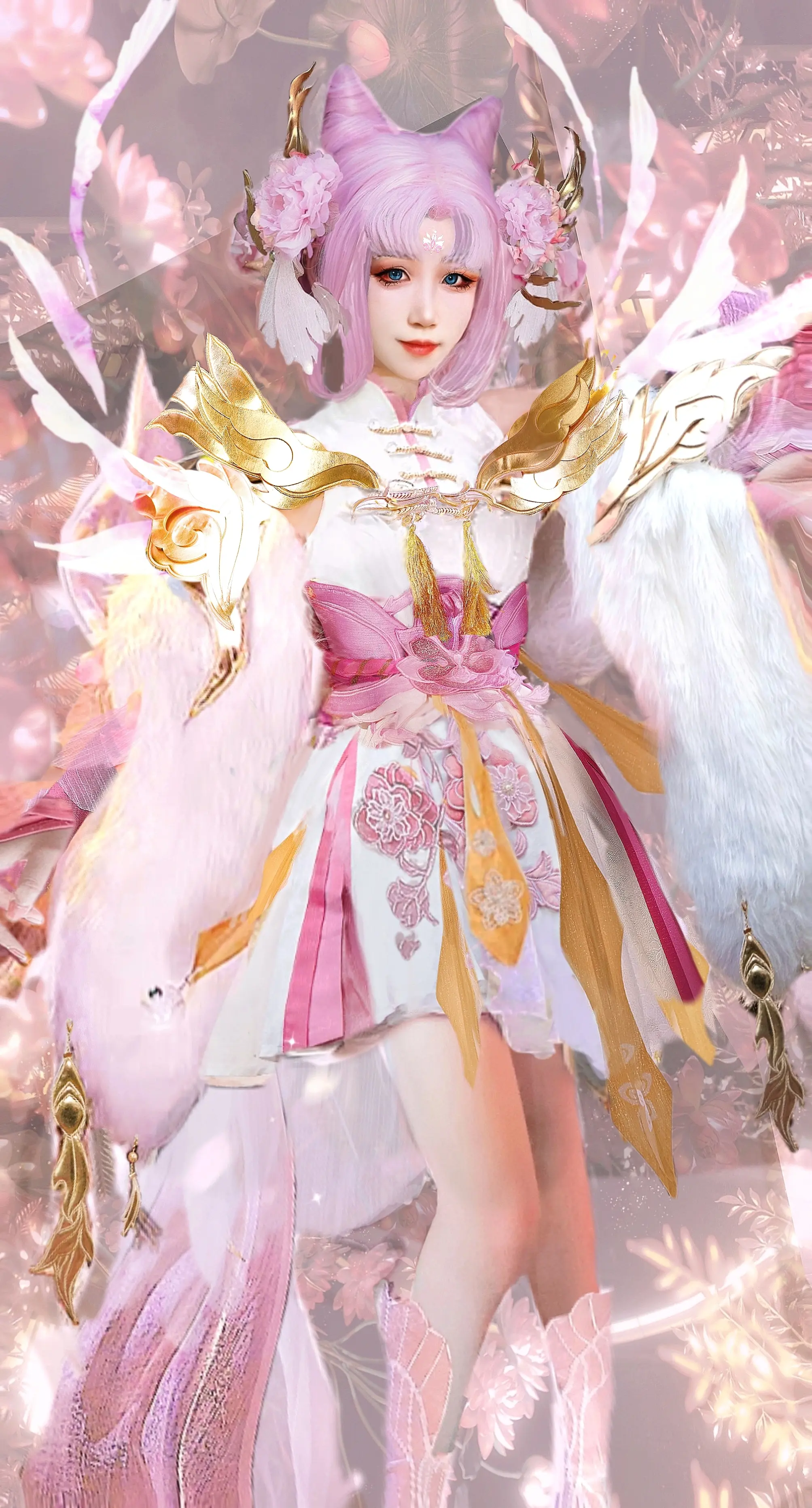 王者荣耀嫦娥拒霜思Cosplay眠妃珞馨/珞馨君-公众号小姨ai