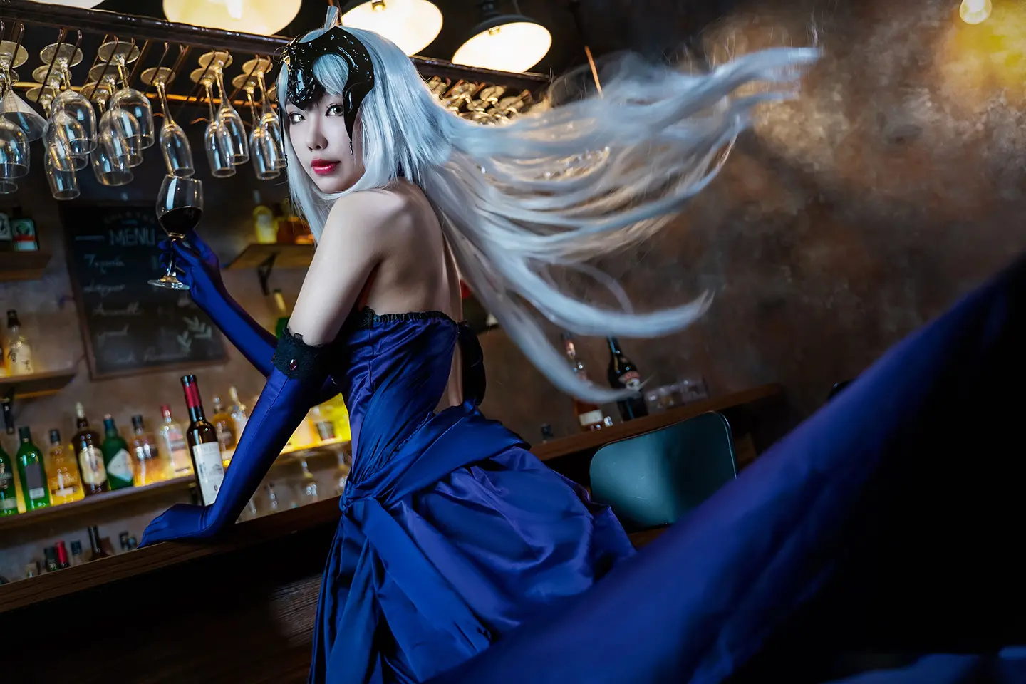 《Fate/Grand Order》黑贞德cosplay-公众号小姨ai