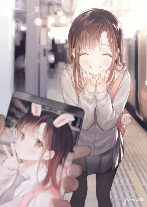 Artist:gomzi Twi:gcmzi #唯美少女头像# ​​​​