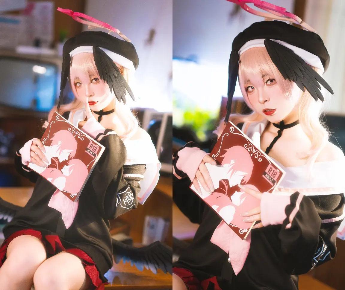 《蓝档案》下江小春cosplay-公众号小姨ai