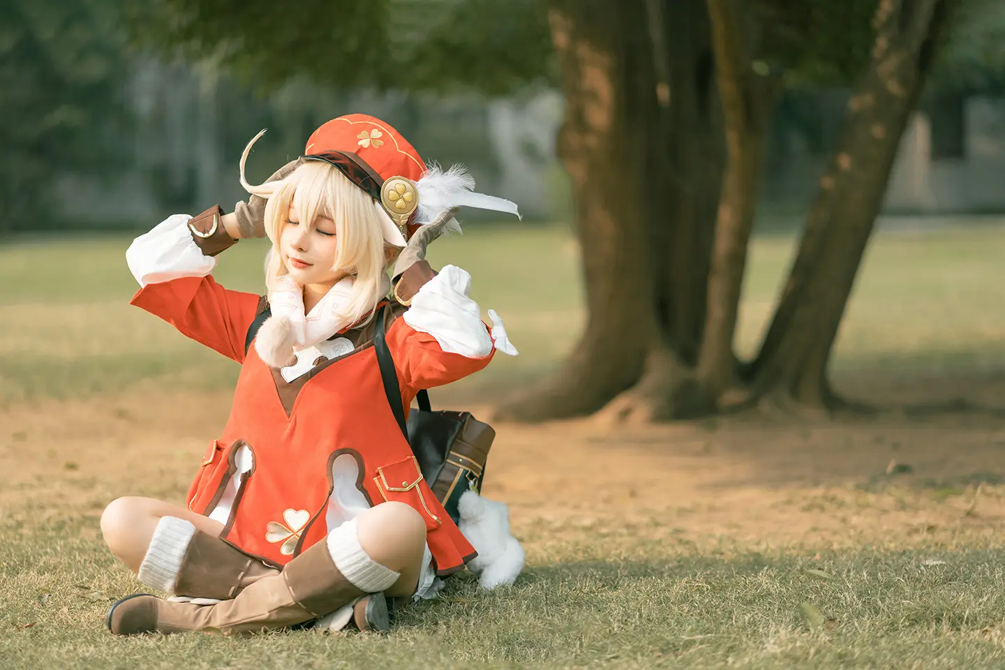 《 原神》可莉cosplay-公众号小姨ai