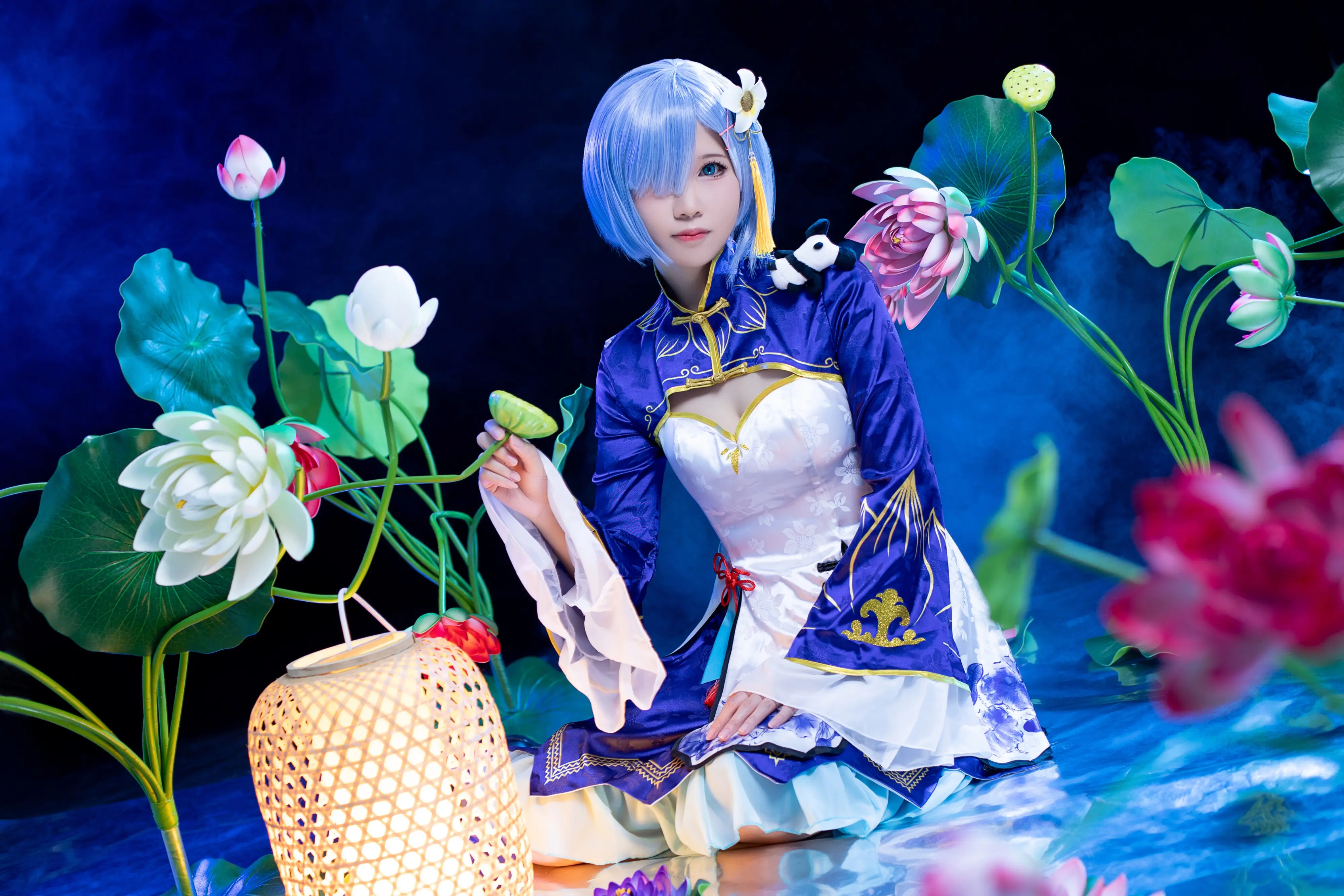蕾姆 小荷月色 cos-公众号小姨ai
