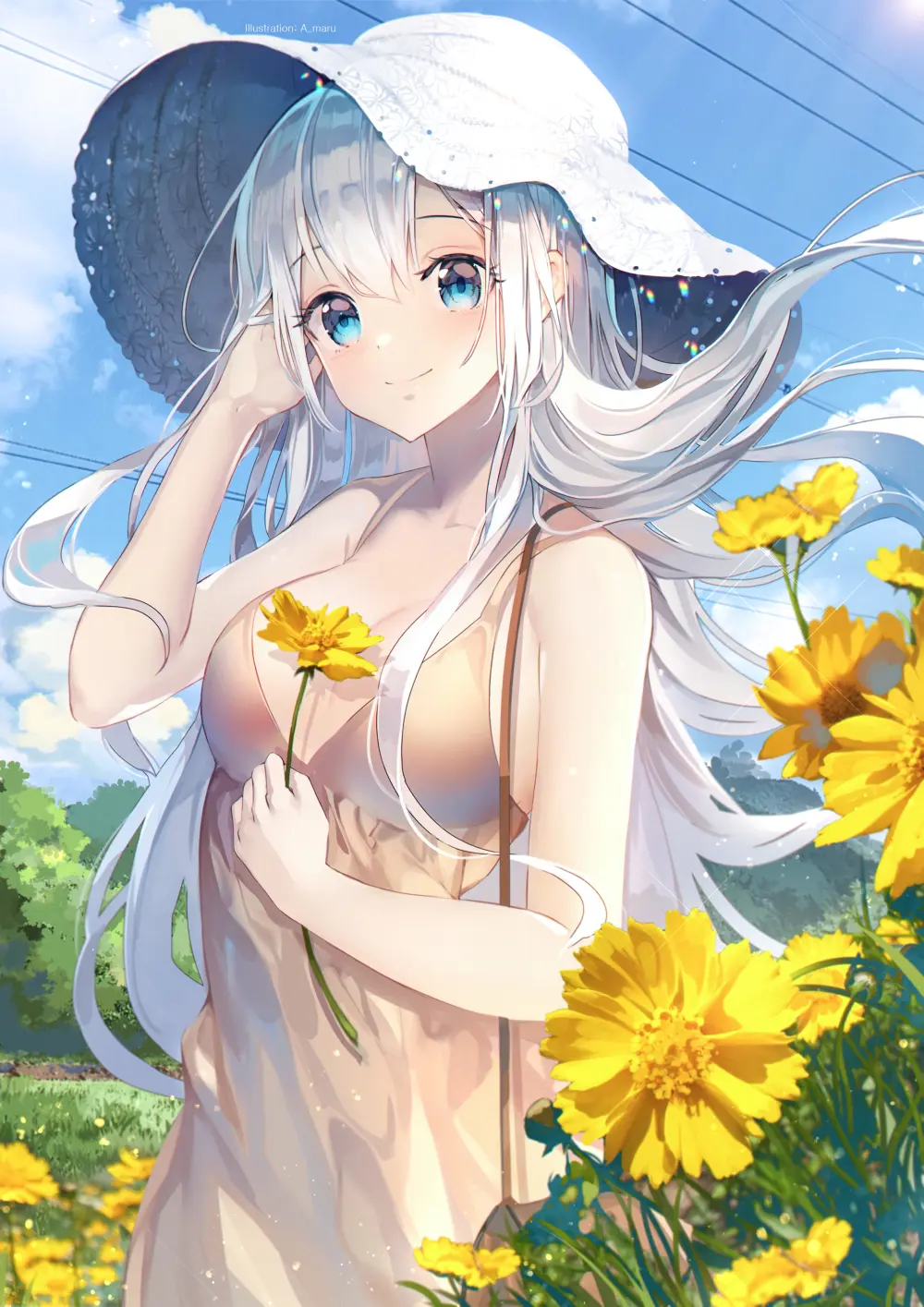【P站画师】P站官网 PIXIV A_maru的插画作品-公众号小姨ai