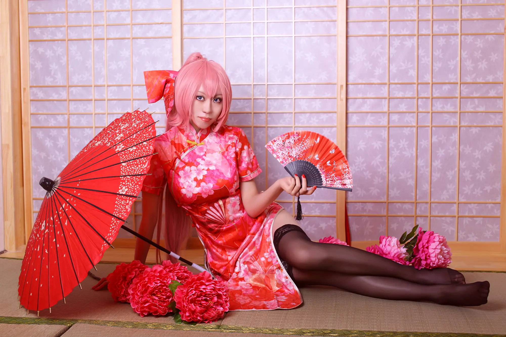 luka旗袍cosplay-公众号小姨ai