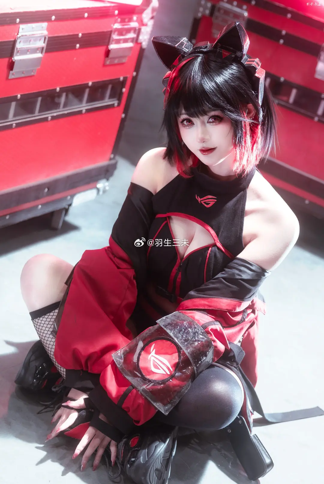动漫Coser@羽生三未 ro姬-公众号小姨ai