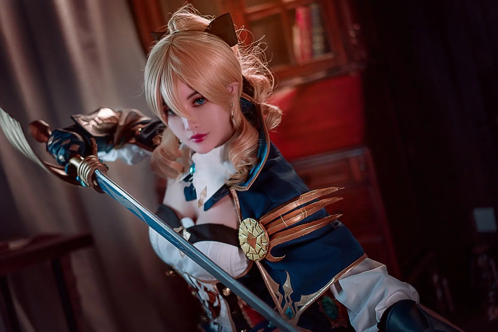 原神 琴团长cosplay-公众号小姨ai
