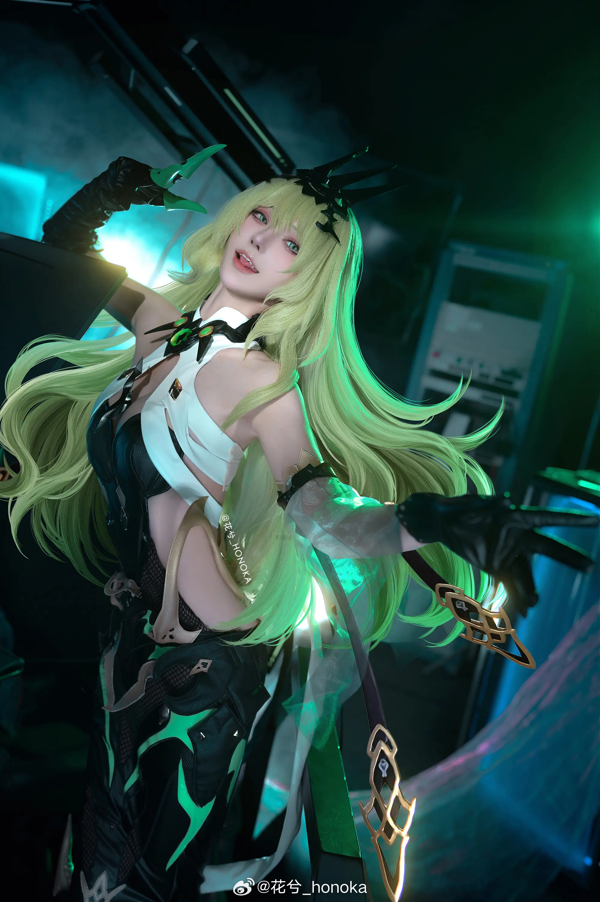 COSPLAY 抓到你了～小白鼠 崩坏3 醒梦曙影@花兮_honoka COSPLAY-第2张
