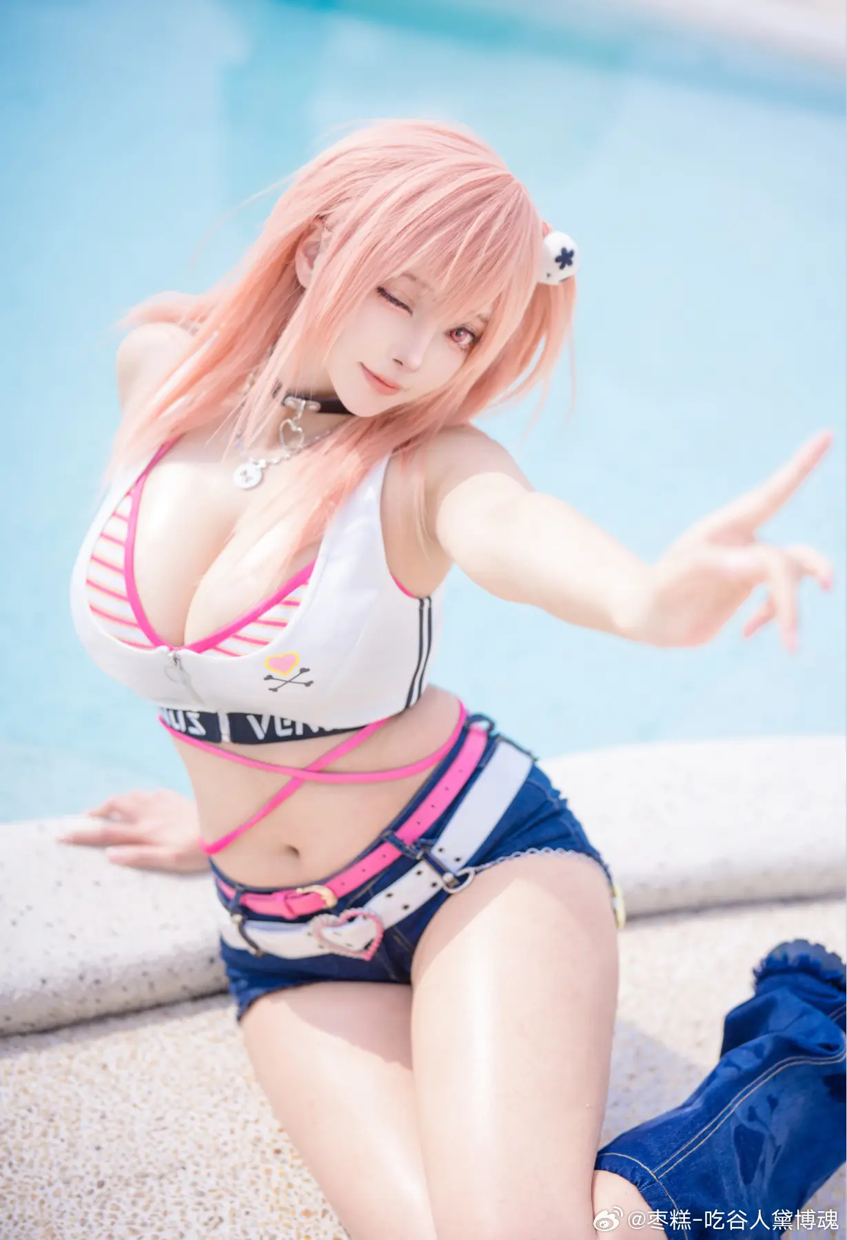 动漫Coser@枣糕-吃谷人黛博魂 沙滩排球-公众号小姨ai