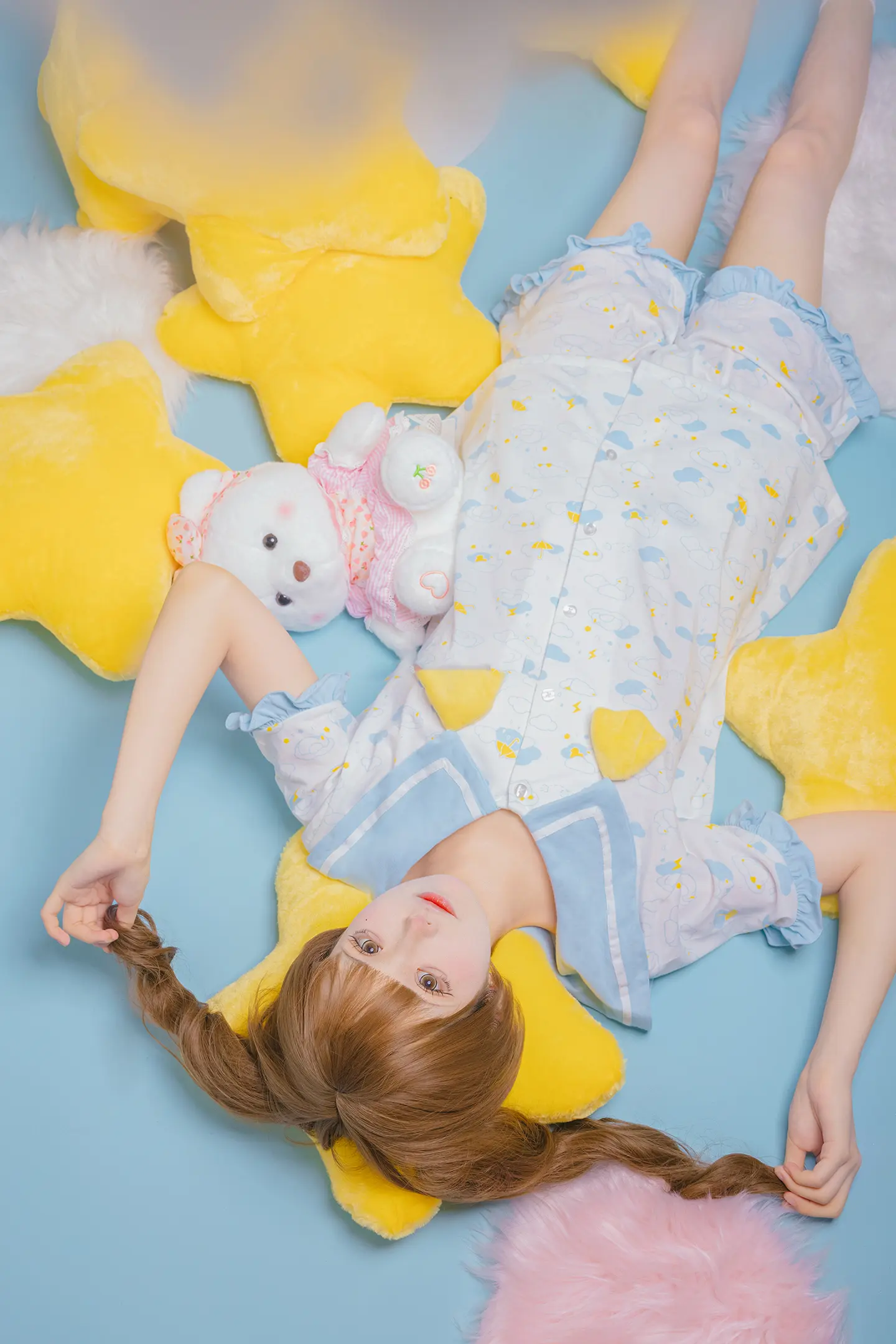 动漫Coser@小奶糕Milky睡衣写真-公众号小姨ai
