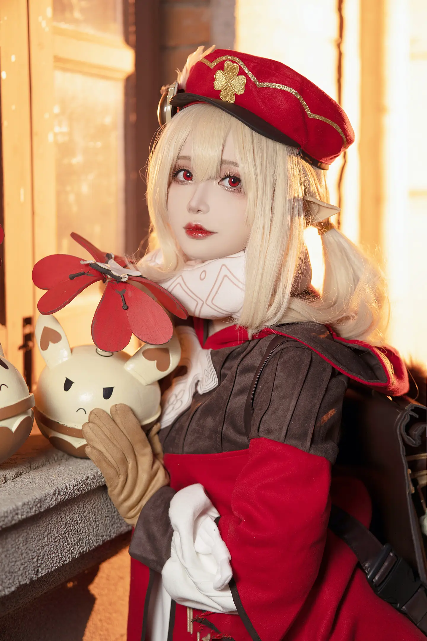 动漫Coser@凌凌子《原神 》火花骑士可莉-公众号小姨ai