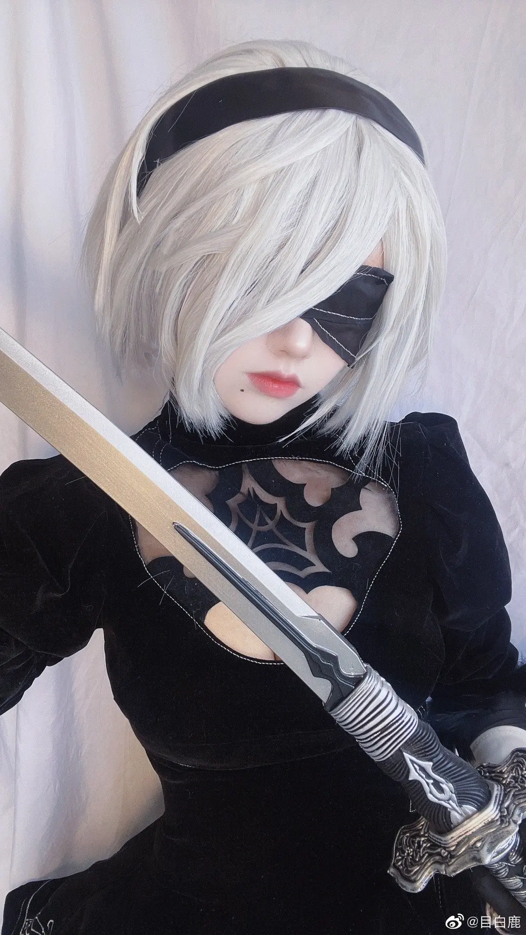 COSPLAY 尼尔:机械纪元 YoRHa No. 2 Type B ​​​@目白鹿 COSPLAY-第3张