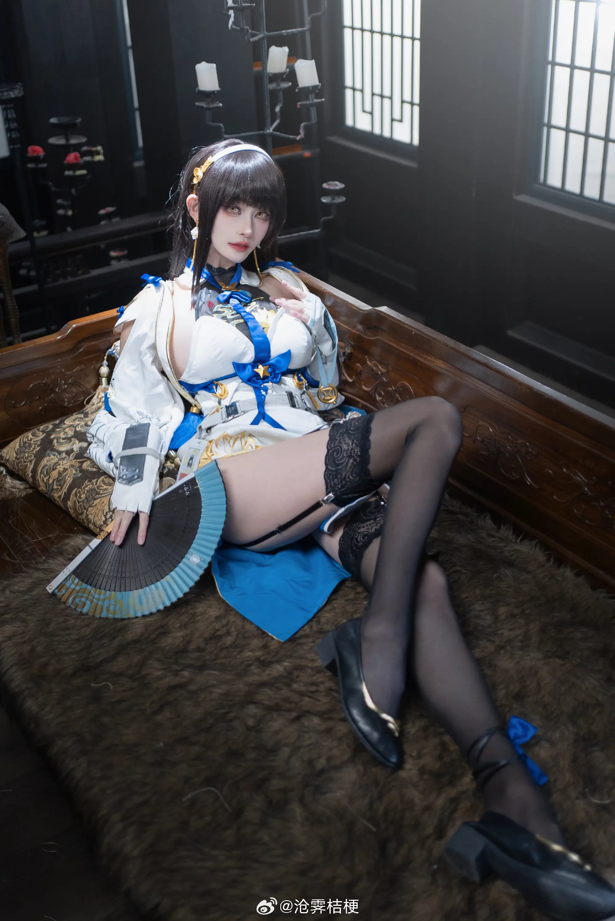 COSPLAY 与长官的重逢，将会谱写出怎样的旋律呢？我很期待。 少前2追放 异乡乐徽 黛烟@沧霁桔梗 COSPLAY-第7张
