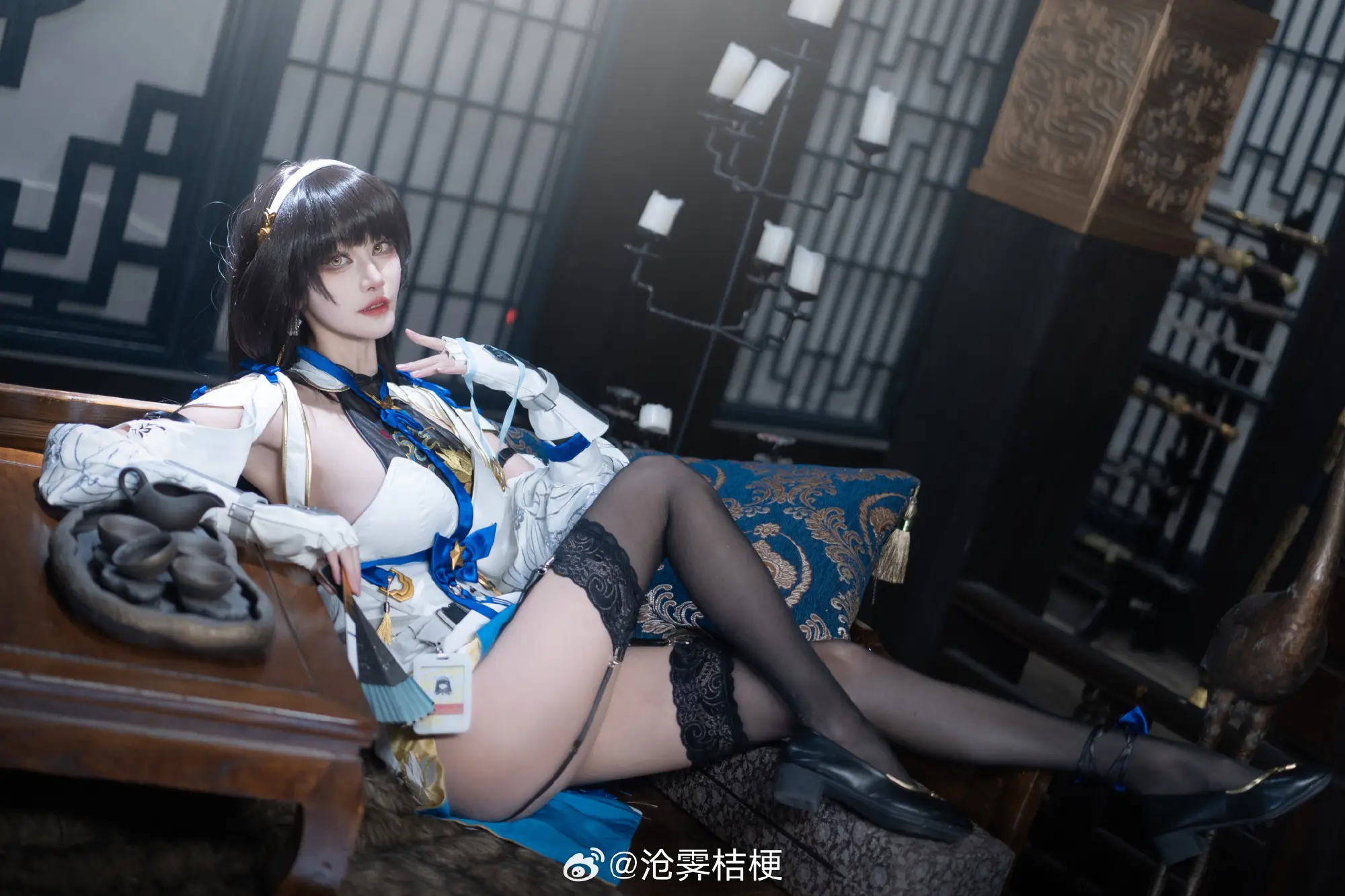 COSPLAY 与长官的重逢，将会谱写出怎样的旋律呢？我很期待。 少前2追放 异乡乐徽 黛烟@沧霁桔梗 COSPLAY-第10张