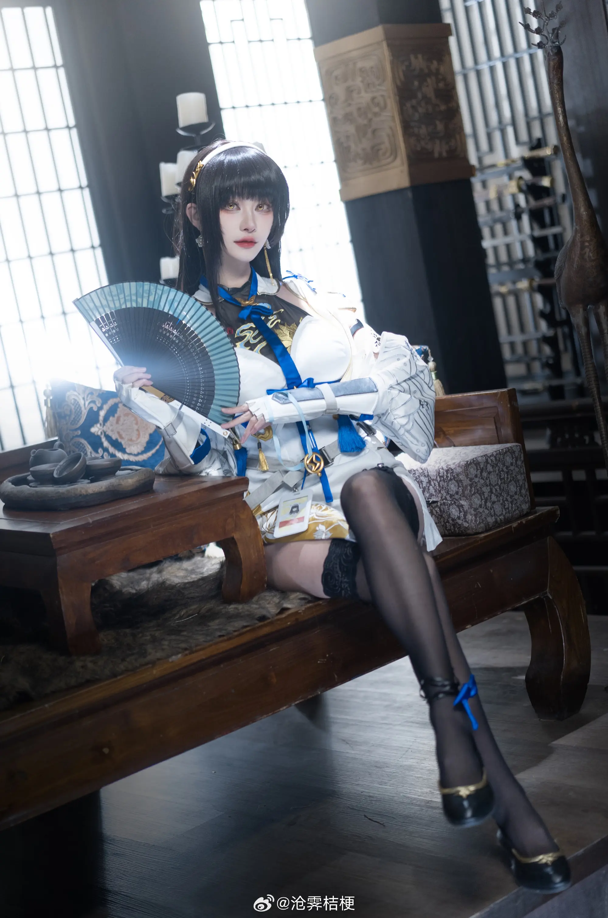 COSPLAY 与长官的重逢，将会谱写出怎样的旋律呢？我很期待。 少前2追放 异乡乐徽 黛烟@沧霁桔梗 COSPLAY-第3张