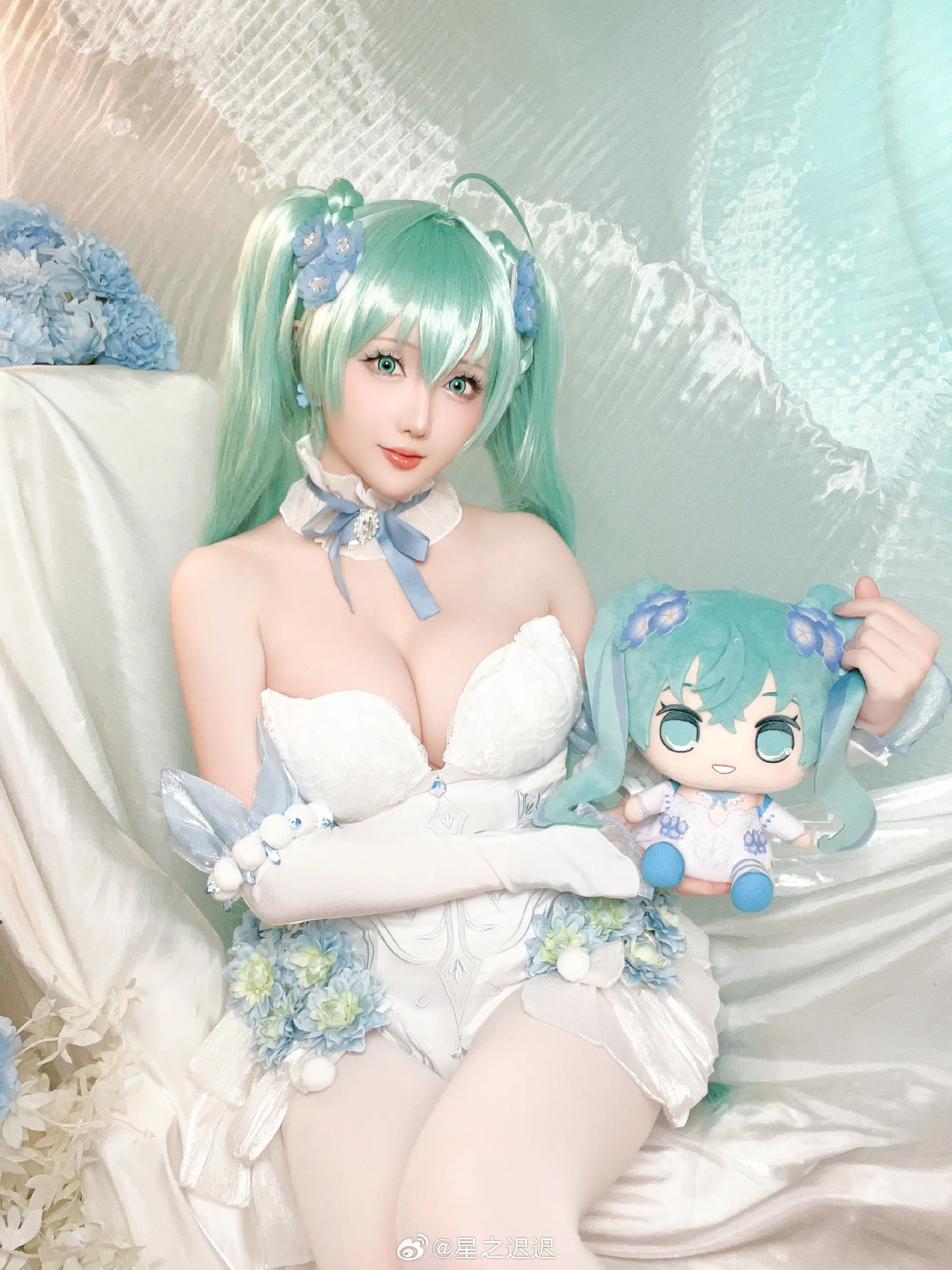 COSPLAY 初音未来🌸🌸🌸@星之迟迟 COSPLAY-第4张