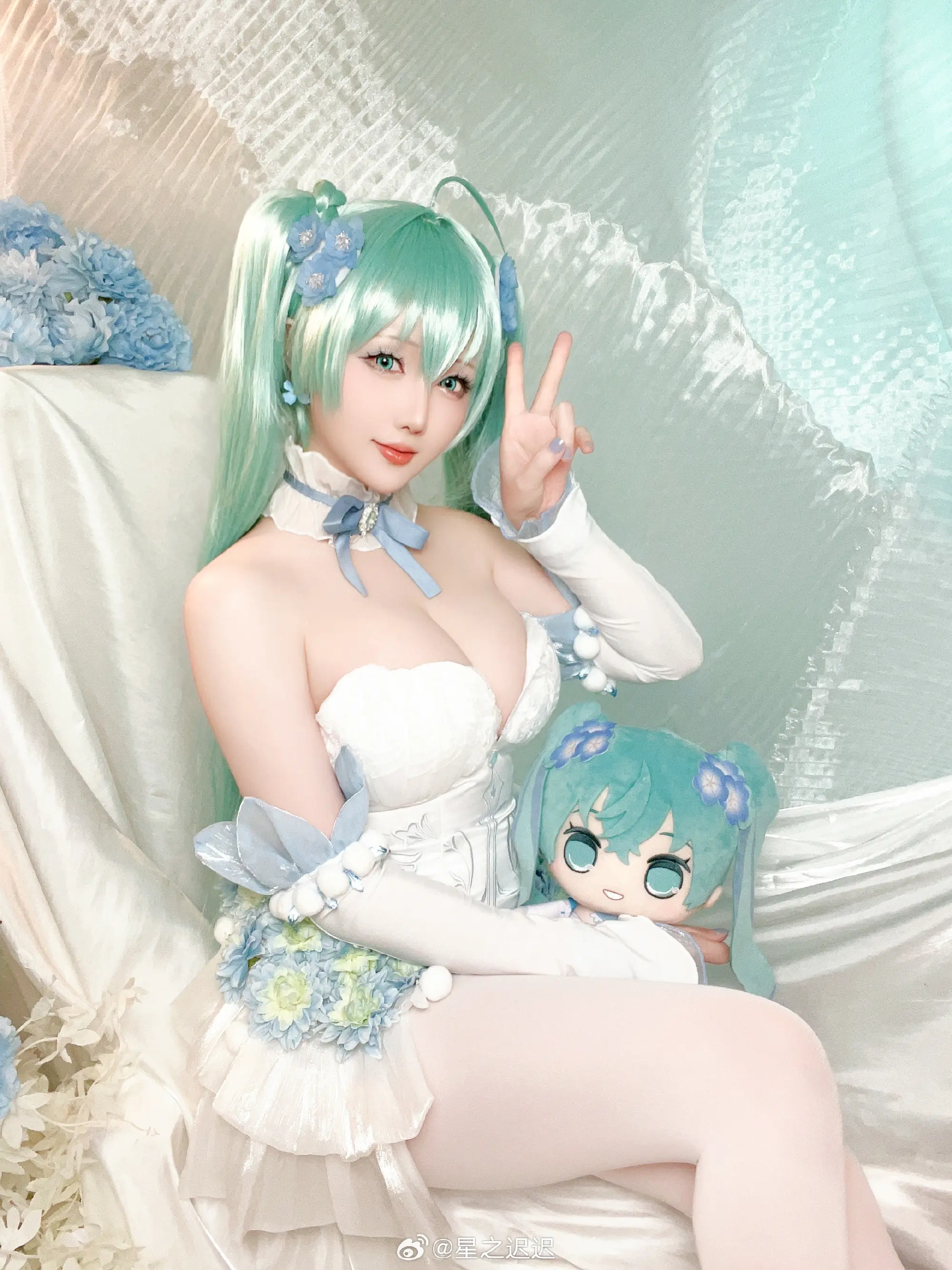 COSPLAY 初音未来🌸🌸🌸@星之迟迟 COSPLAY-第9张