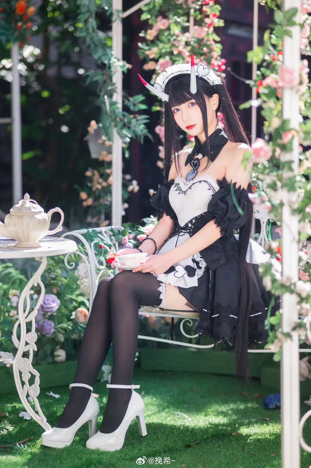 ☕️ 指挥官，需要少冰吗？ COSPLAY 碧蓝航线 能代@挽希- COSPLAY-第4张