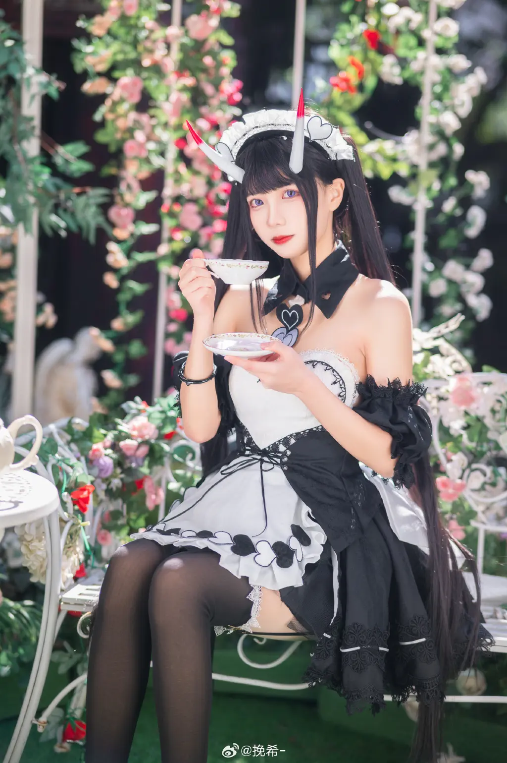 ☕️ 指挥官，需要少冰吗？ COSPLAY 碧蓝航线 能代@挽希- COSPLAY-第3张