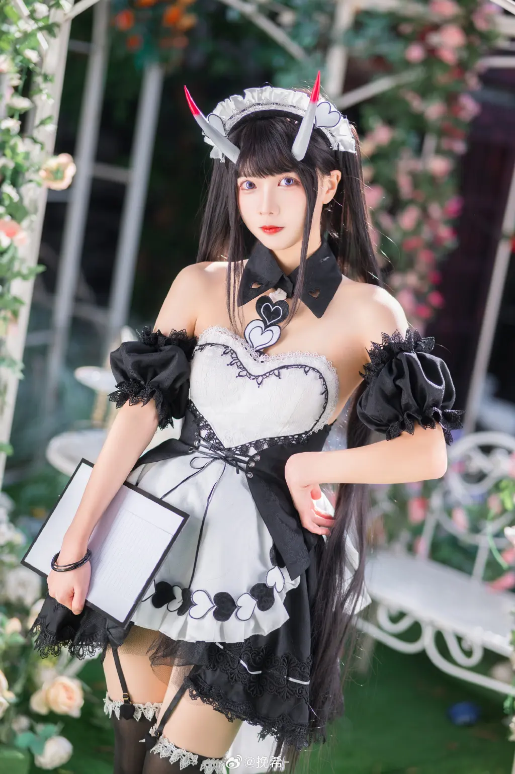 ☕️ 指挥官，需要少冰吗？ COSPLAY 碧蓝航线 能代@挽希- COSPLAY-第2张