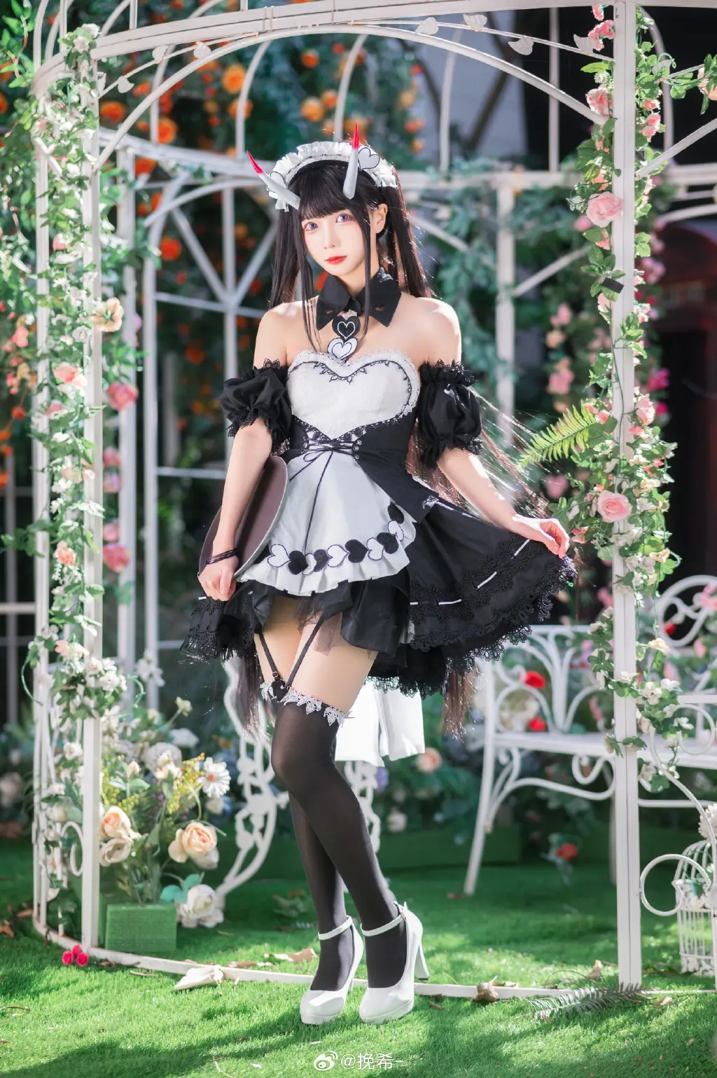 ☕️ 指挥官，需要少冰吗？ COSPLAY 碧蓝航线 能代@挽希- COSPLAY-第12张