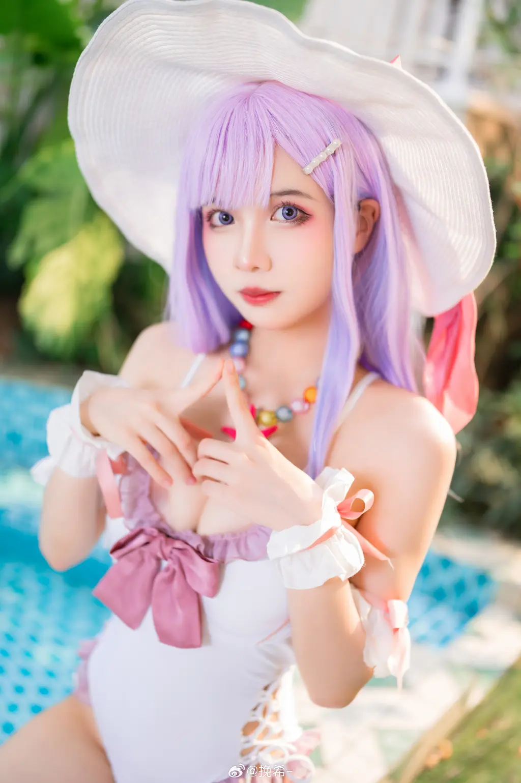 cosplay 碧蓝航线 普利茅斯·过场图泳装 @挽希- COSPLAY-第16张