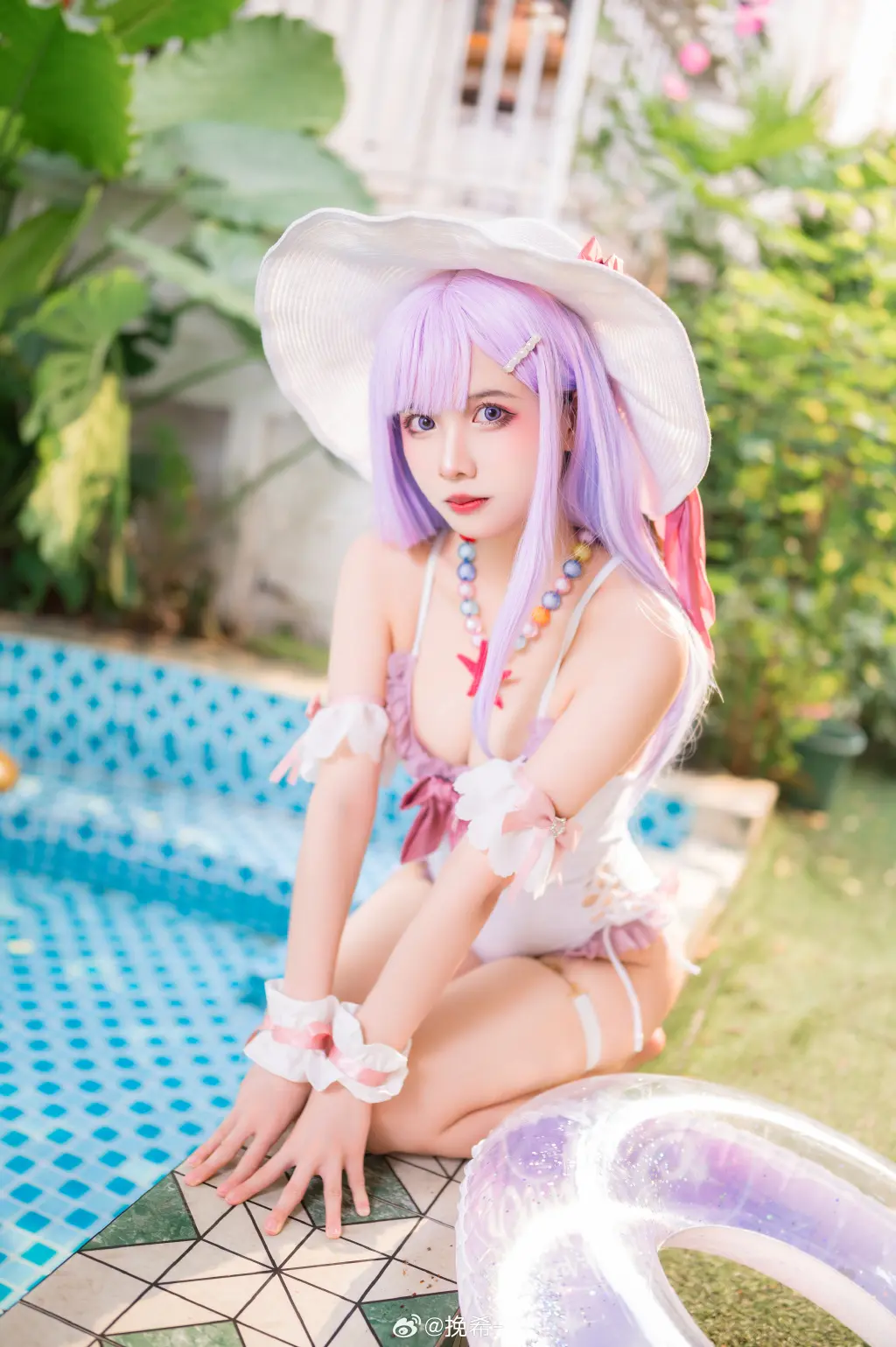 cosplay 碧蓝航线 普利茅斯·过场图泳装 @挽希- COSPLAY-第12张