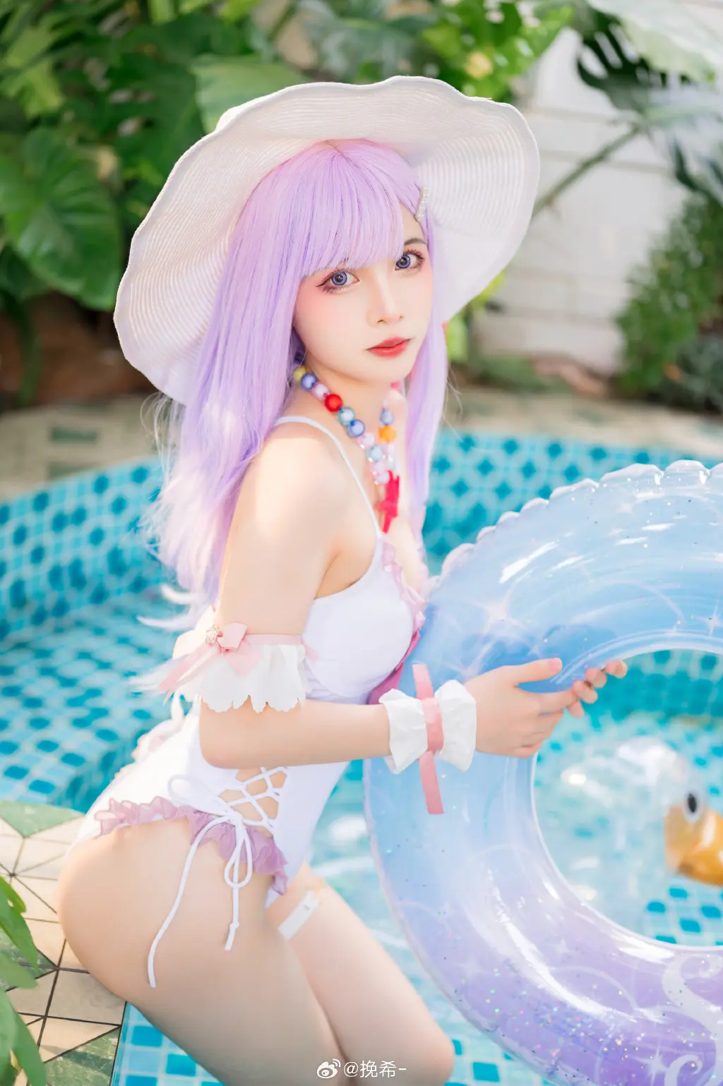 cosplay 碧蓝航线 普利茅斯·过场图泳装 @挽希- COSPLAY-第10张