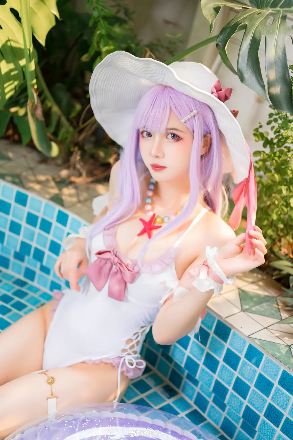 cosplay 碧蓝航线 普利茅斯·过场图泳装 @挽希- COSPLAY-第5张