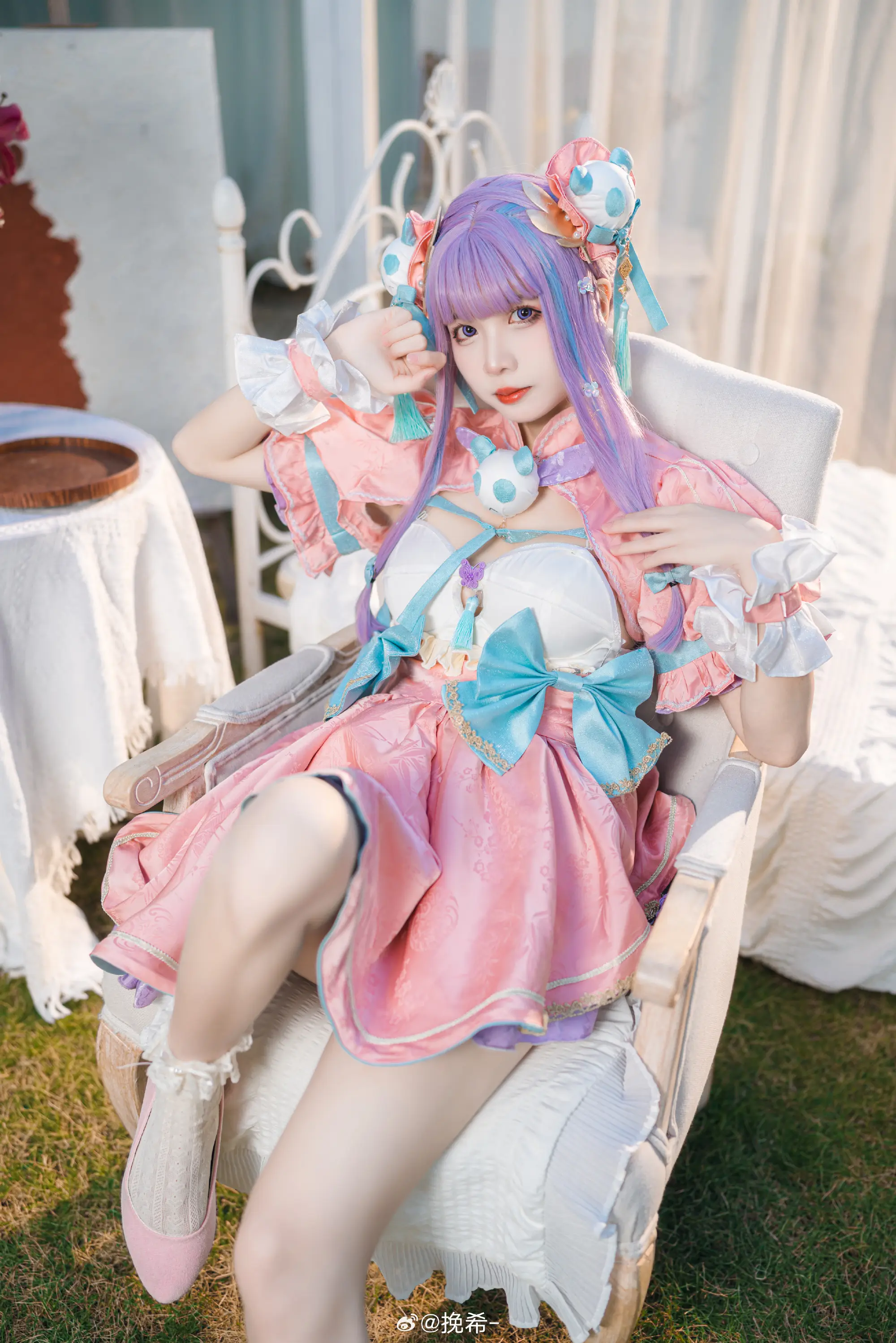 cosplay 碧蓝航线 🌸 普利茅斯·中华娘 🌸@挽希--公众号小姨ai