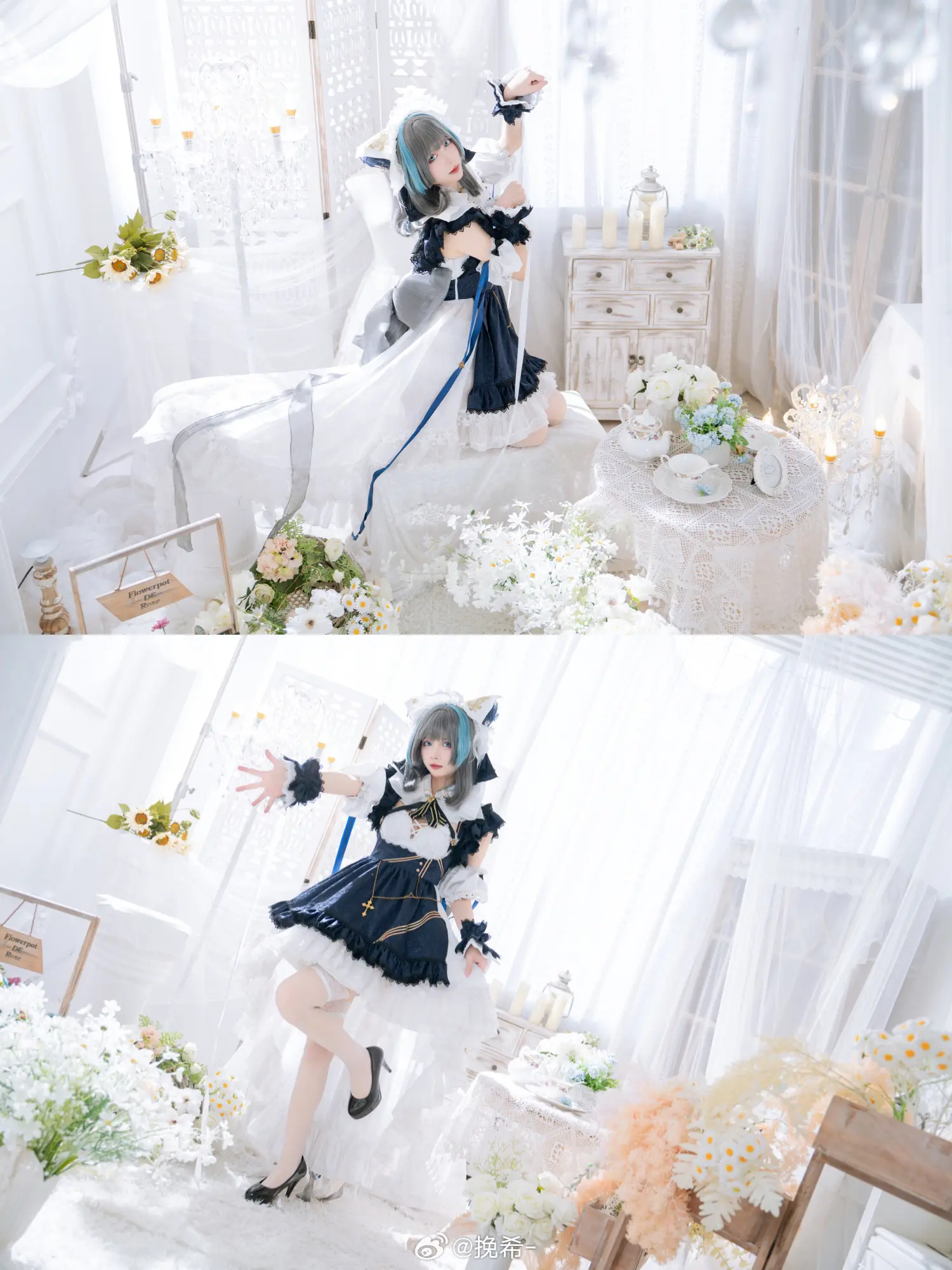 COSPLAY 柴郡才不是猫呢！虽然是像猫一样可爱不过总归不是猫啦！ 碧蓝航线 柴郡@挽希- COSPLAY-第3张