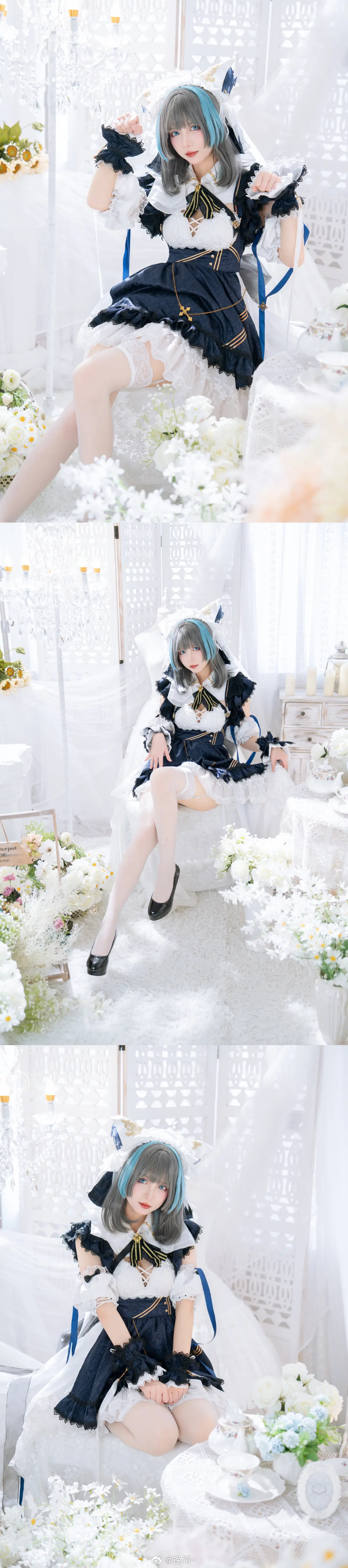 COSPLAY 柴郡才不是猫呢！虽然是像猫一样可爱不过总归不是猫啦！ 碧蓝航线 柴郡@挽希- COSPLAY-第15张