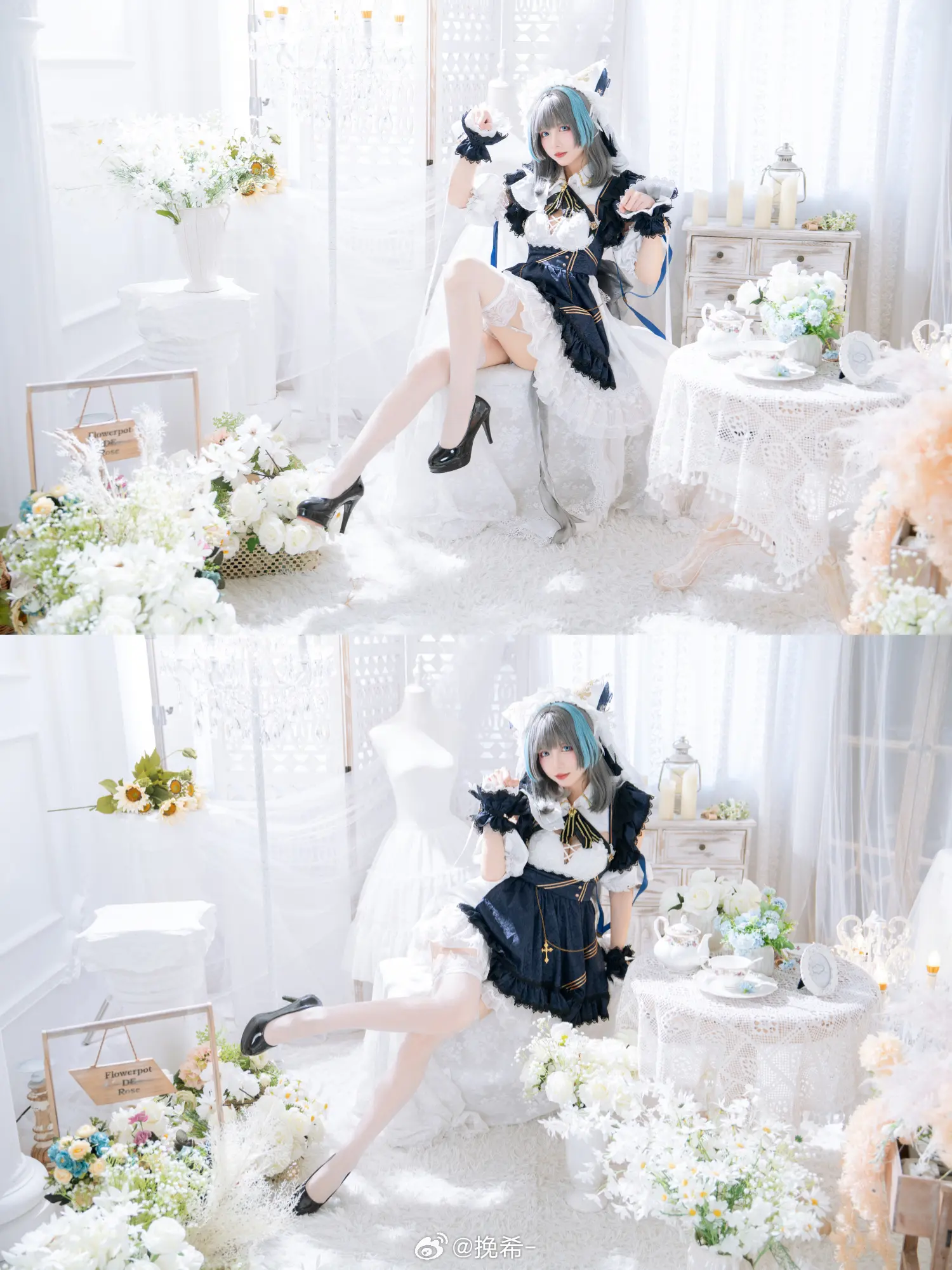 COSPLAY 柴郡才不是猫呢！虽然是像猫一样可爱不过总归不是猫啦！ 碧蓝航线 柴郡@挽希- COSPLAY-第9张