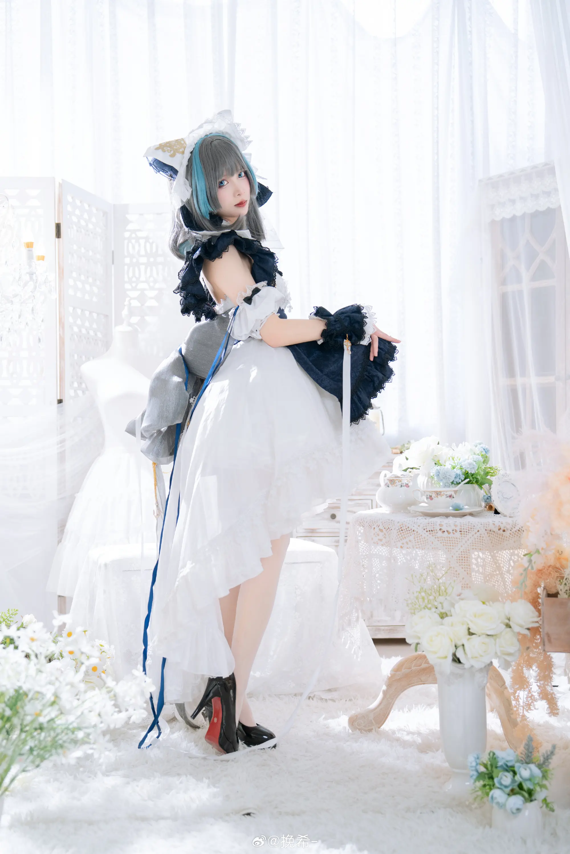 COSPLAY 柴郡才不是猫呢！虽然是像猫一样可爱不过总归不是猫啦！ 碧蓝航线 柴郡@挽希- COSPLAY-第18张