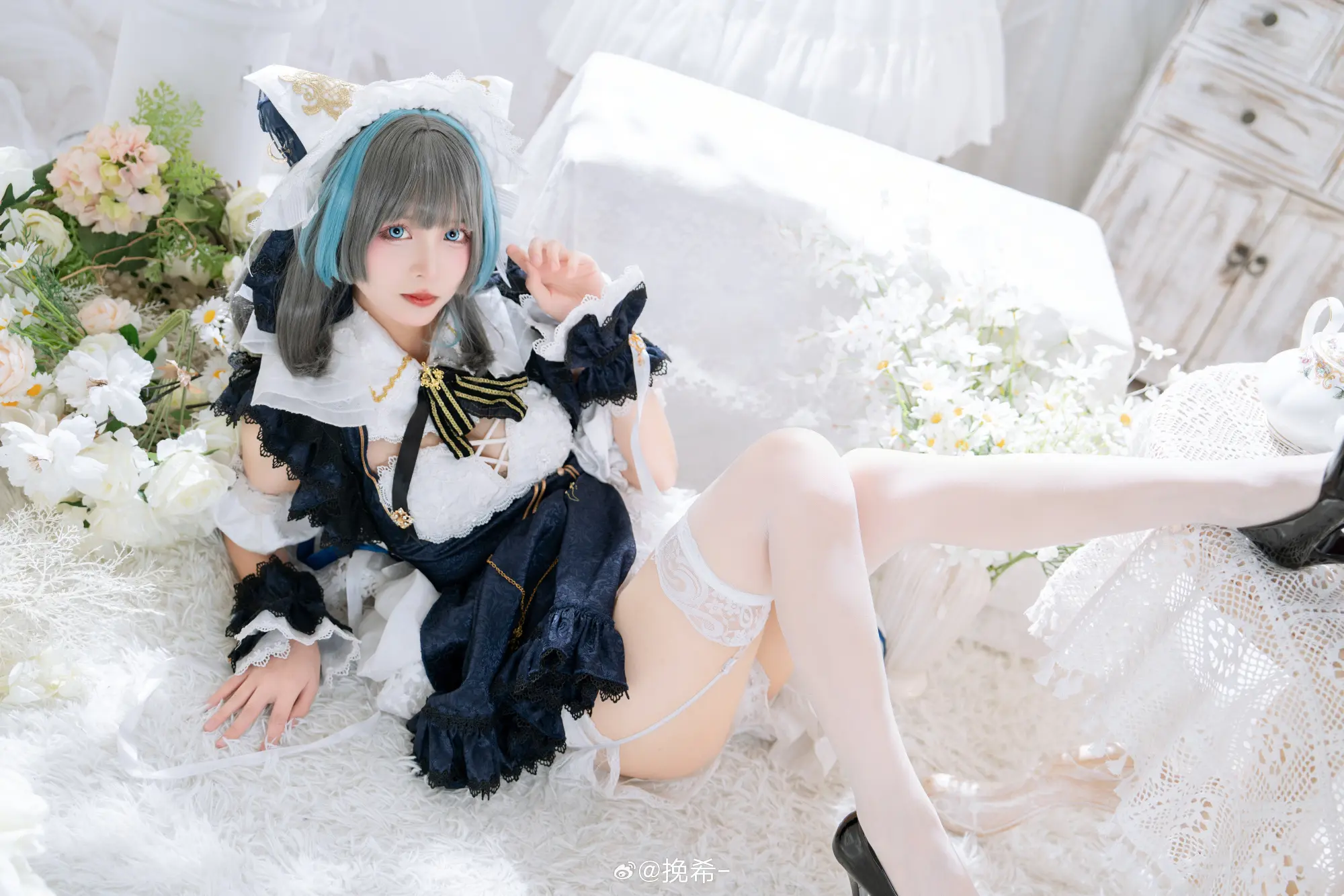 COSPLAY 柴郡才不是猫呢！虽然是像猫一样可爱不过总归不是猫啦！ 碧蓝航线 柴郡@挽希- COSPLAY-第7张