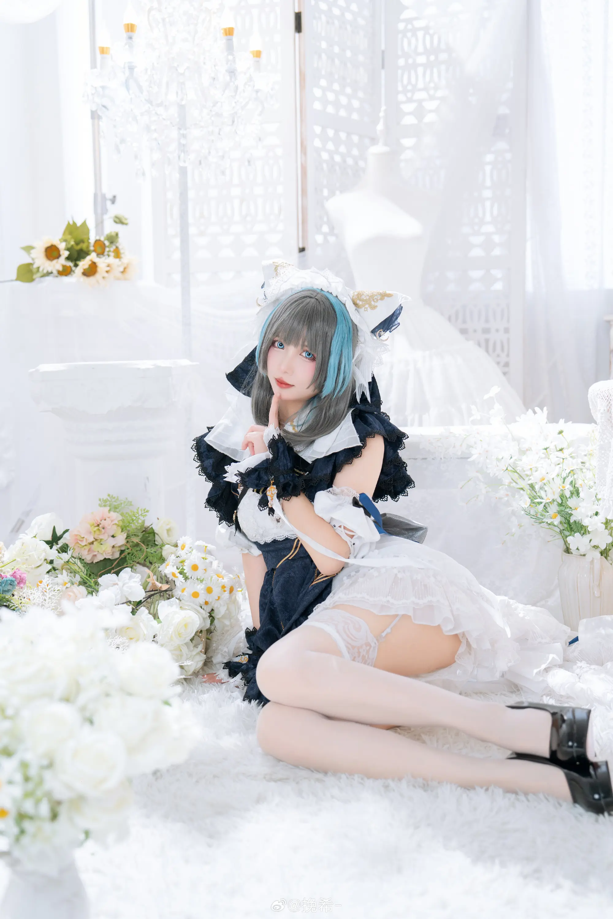 COSPLAY 柴郡才不是猫呢！虽然是像猫一样可爱不过总归不是猫啦！ 碧蓝航线 柴郡@挽希- COSPLAY-第10张