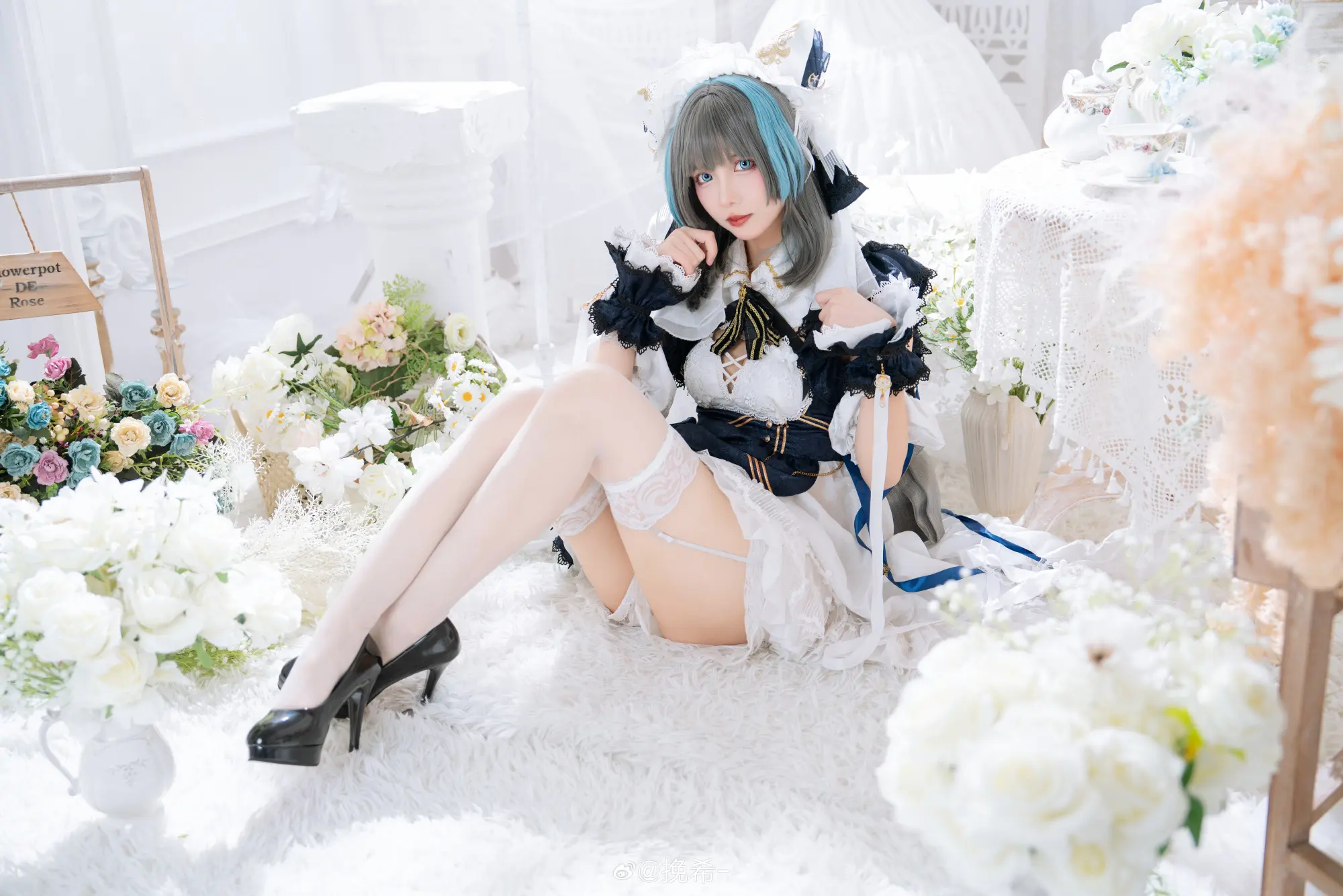 COSPLAY 柴郡才不是猫呢！虽然是像猫一样可爱不过总归不是猫啦！ 碧蓝航线 柴郡@挽希- COSPLAY-第2张